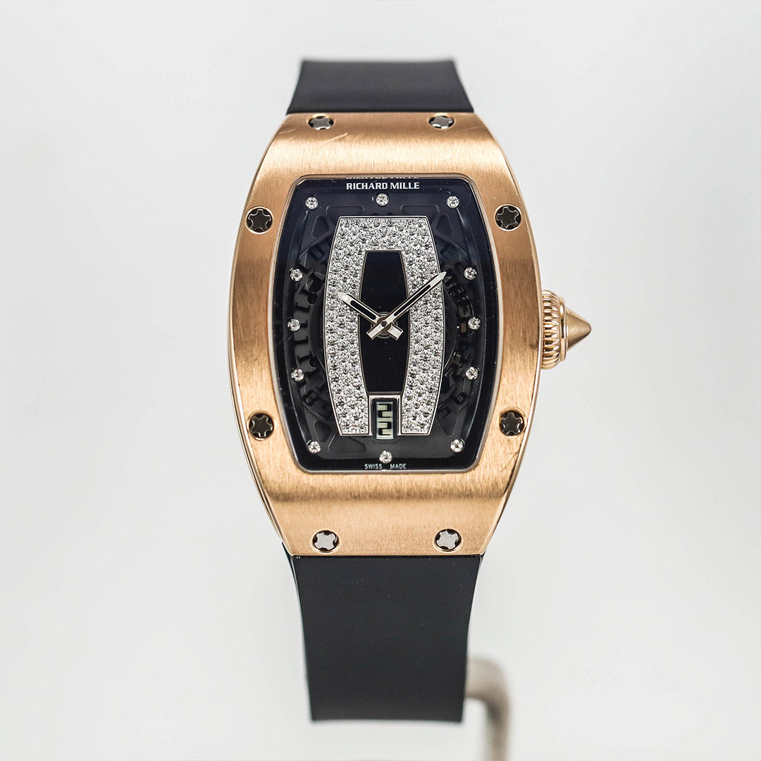RM 07-01 Rose Gold Black & White Diamond Dial (2011)