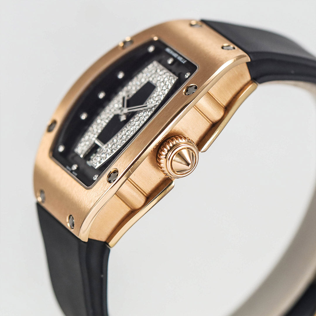 RM 07-01 Rose Gold Black & White Diamond Dial (2011)