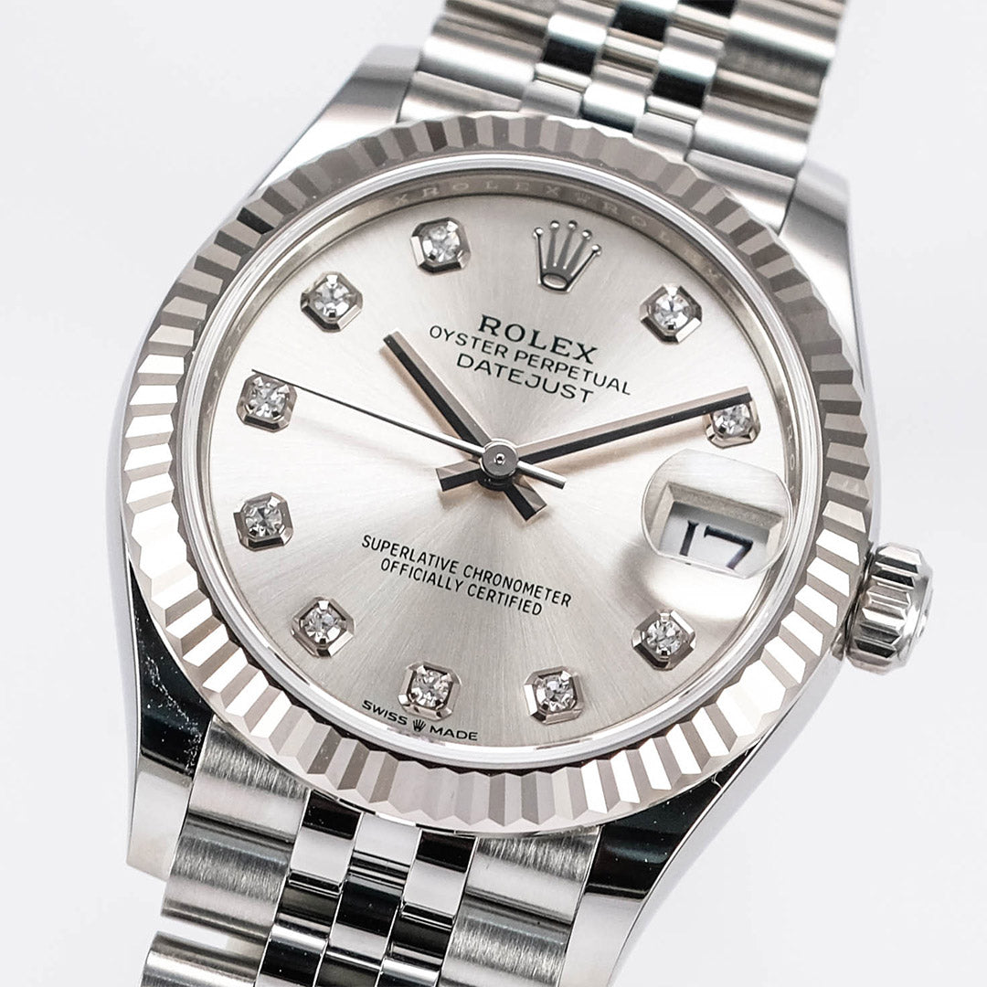 Datejust 31 Silver Dial Diamond Index LIKENEW(2026)