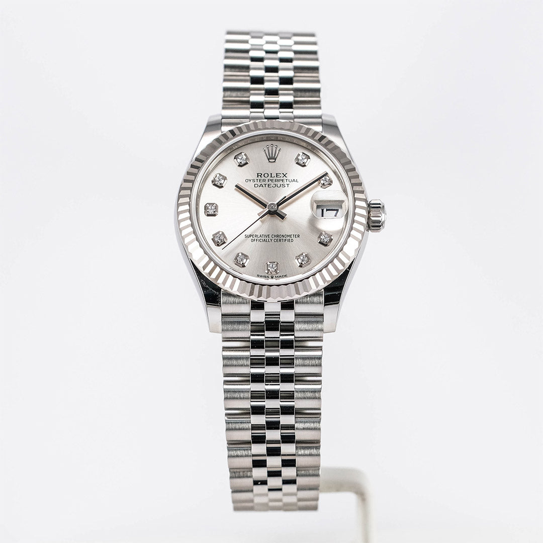 Datejust 31 Silver Dial Diamond Index LIKENEW(2026)
