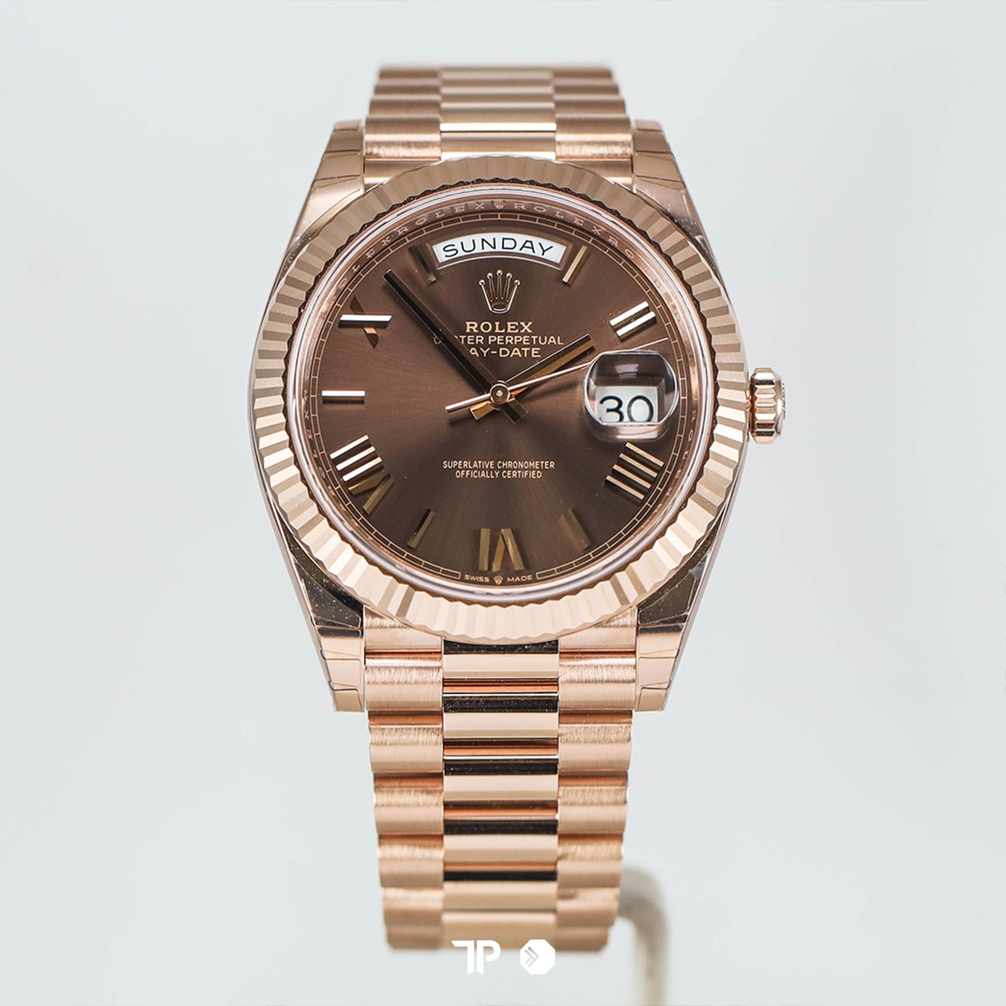 Day-Date Rose Gold Choco Dial President Bracelet 40mm NEW(2026)