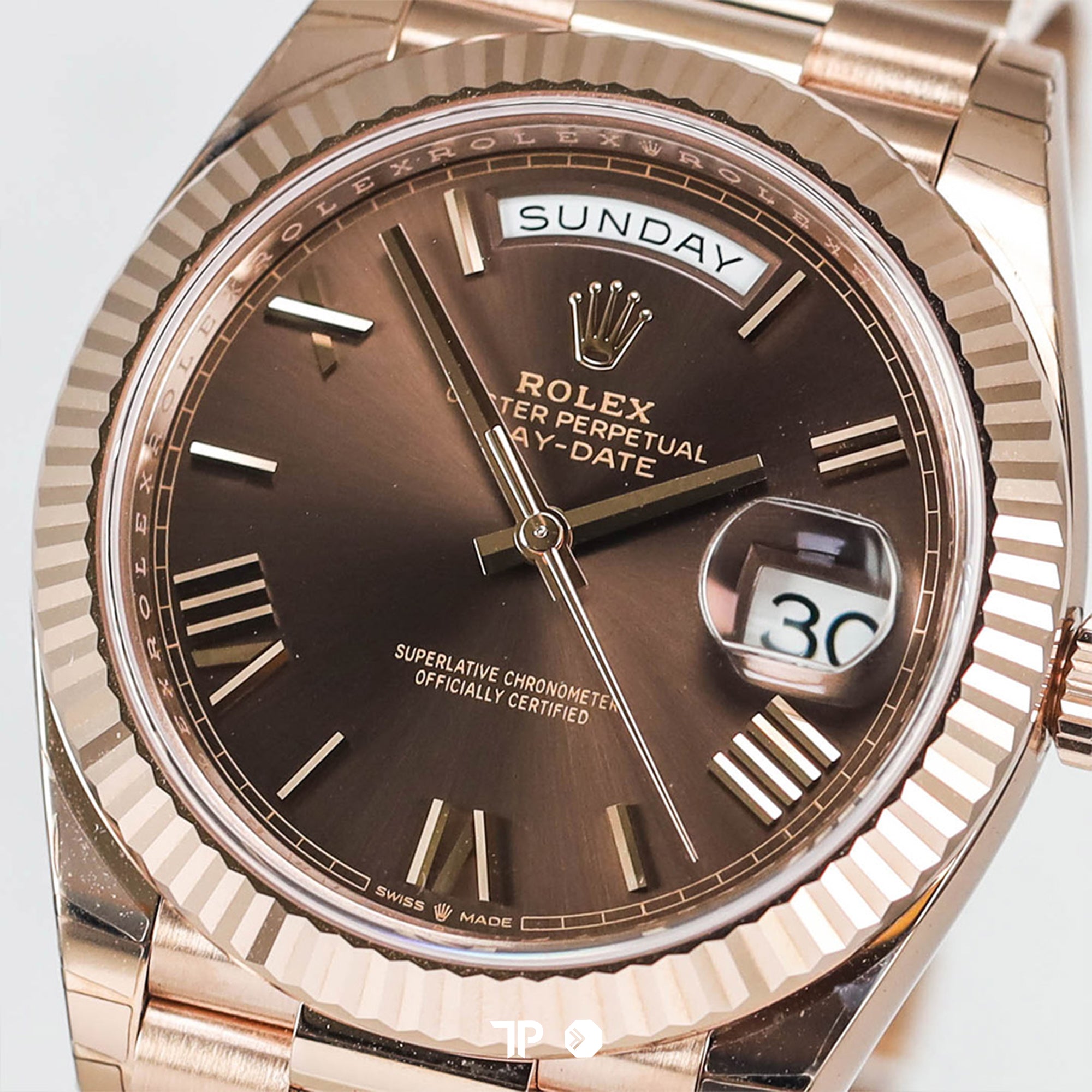 Day-Date Rose Gold Choco Dial President Bracelet 40mm NEW(2026)