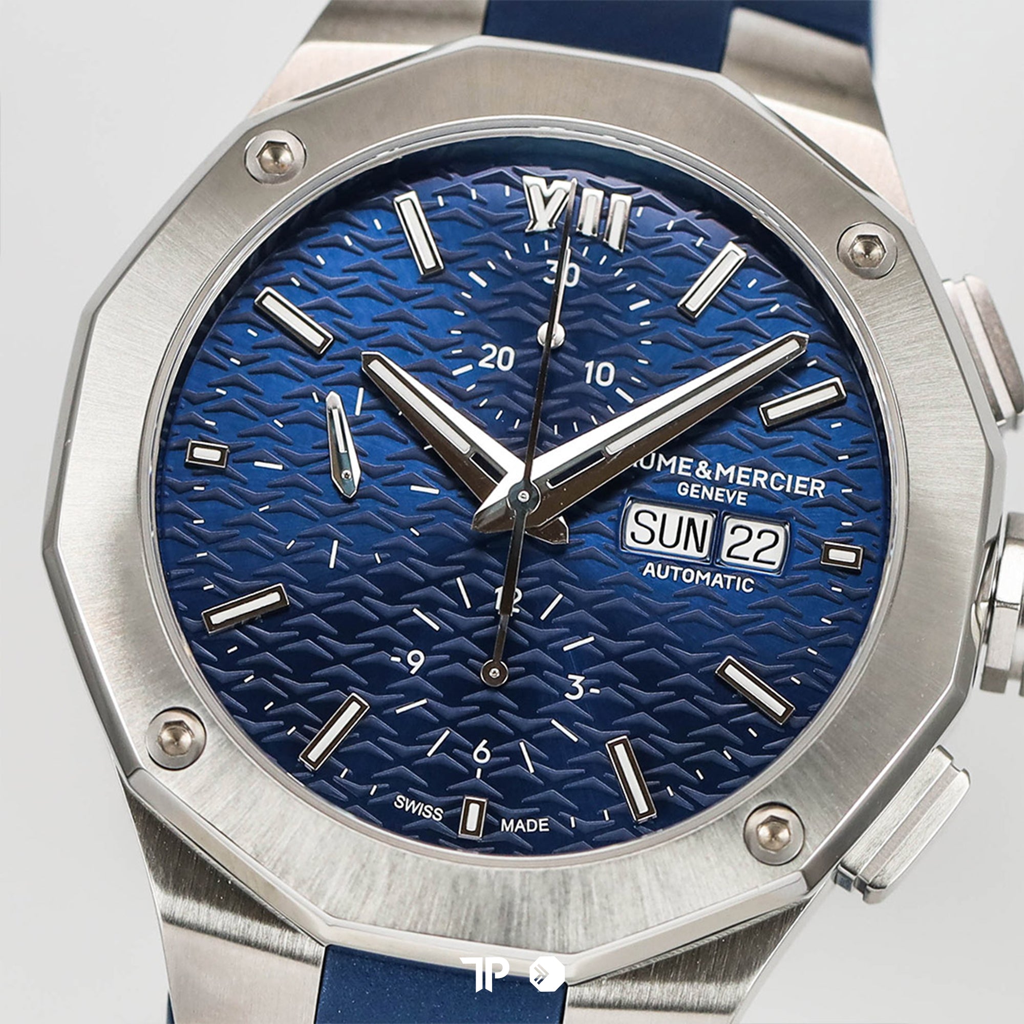 Riviera Automatic Chronograph Day-Date Blue Wave Dial 43mm NEW(2026)