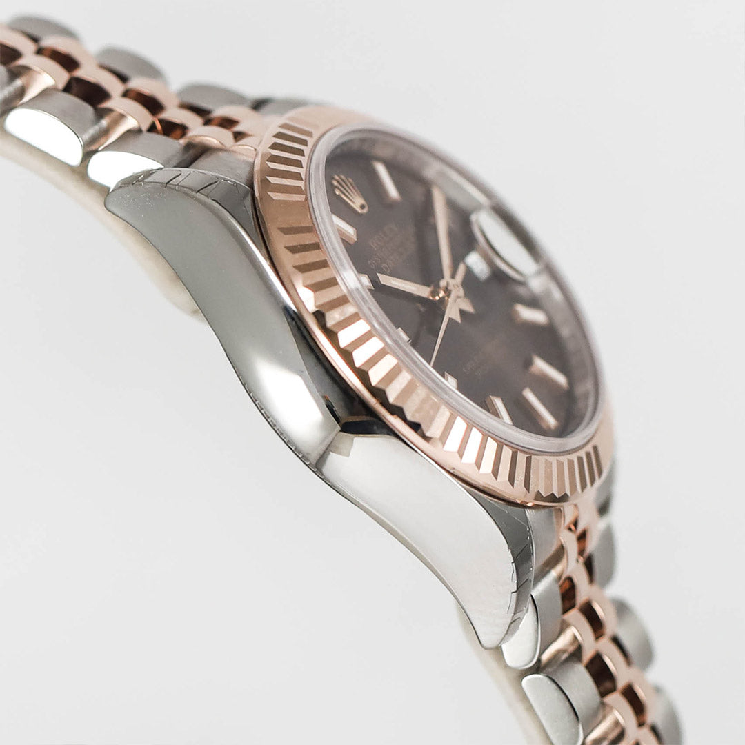 Datejust 28 Choco Dial Two Tone Rose Gold LIKENEW(2026)