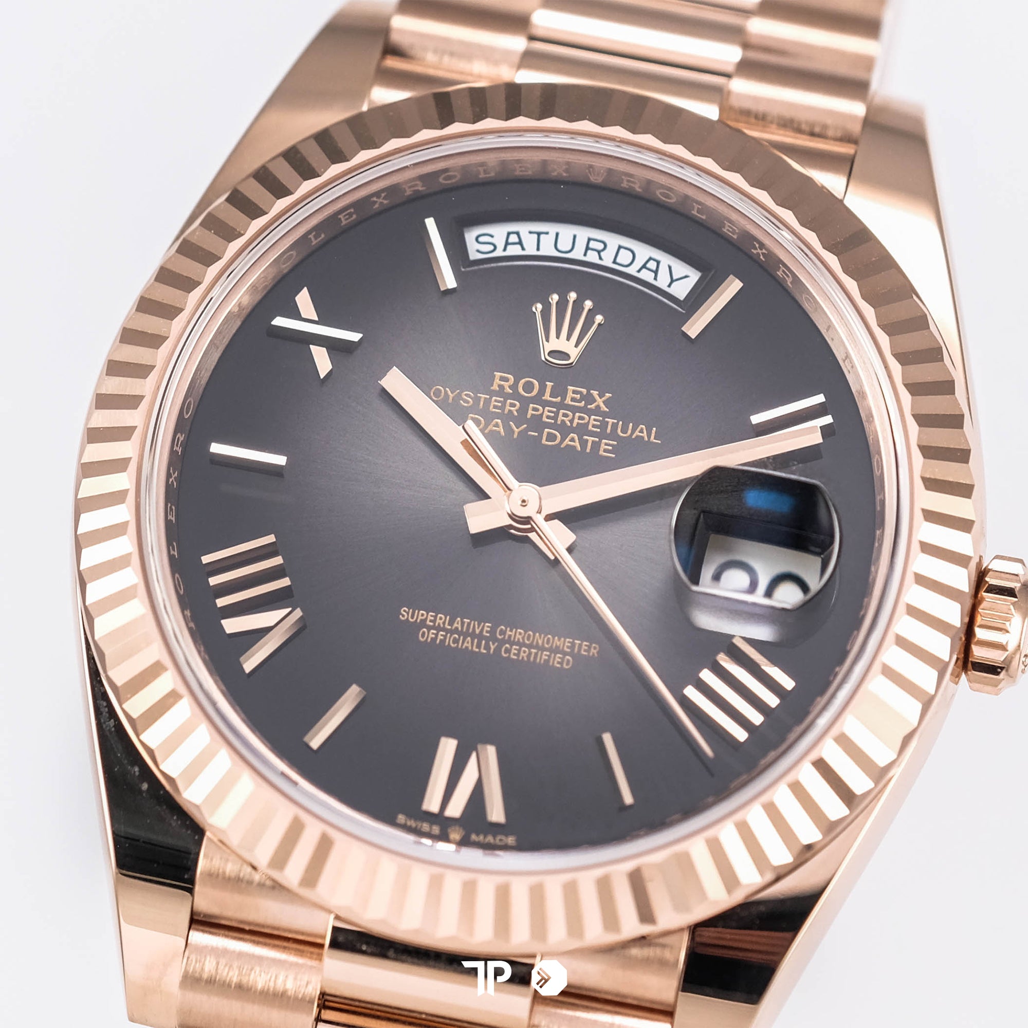 Daydate 40 Slate Ombré Roman President Black Dial NEW(2026)
