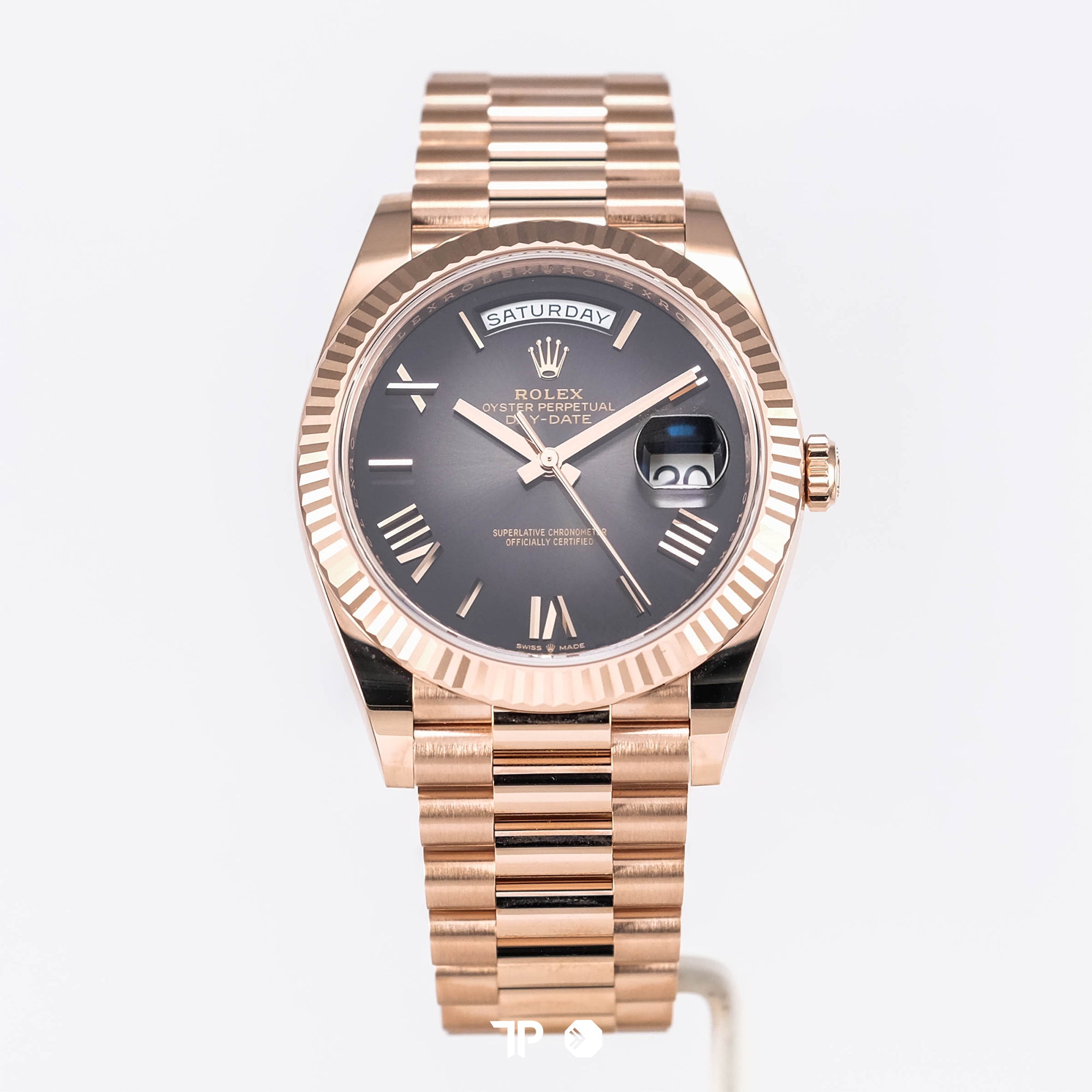 Daydate 40 Slate Ombré Roman President Black Dial NEW(2026)