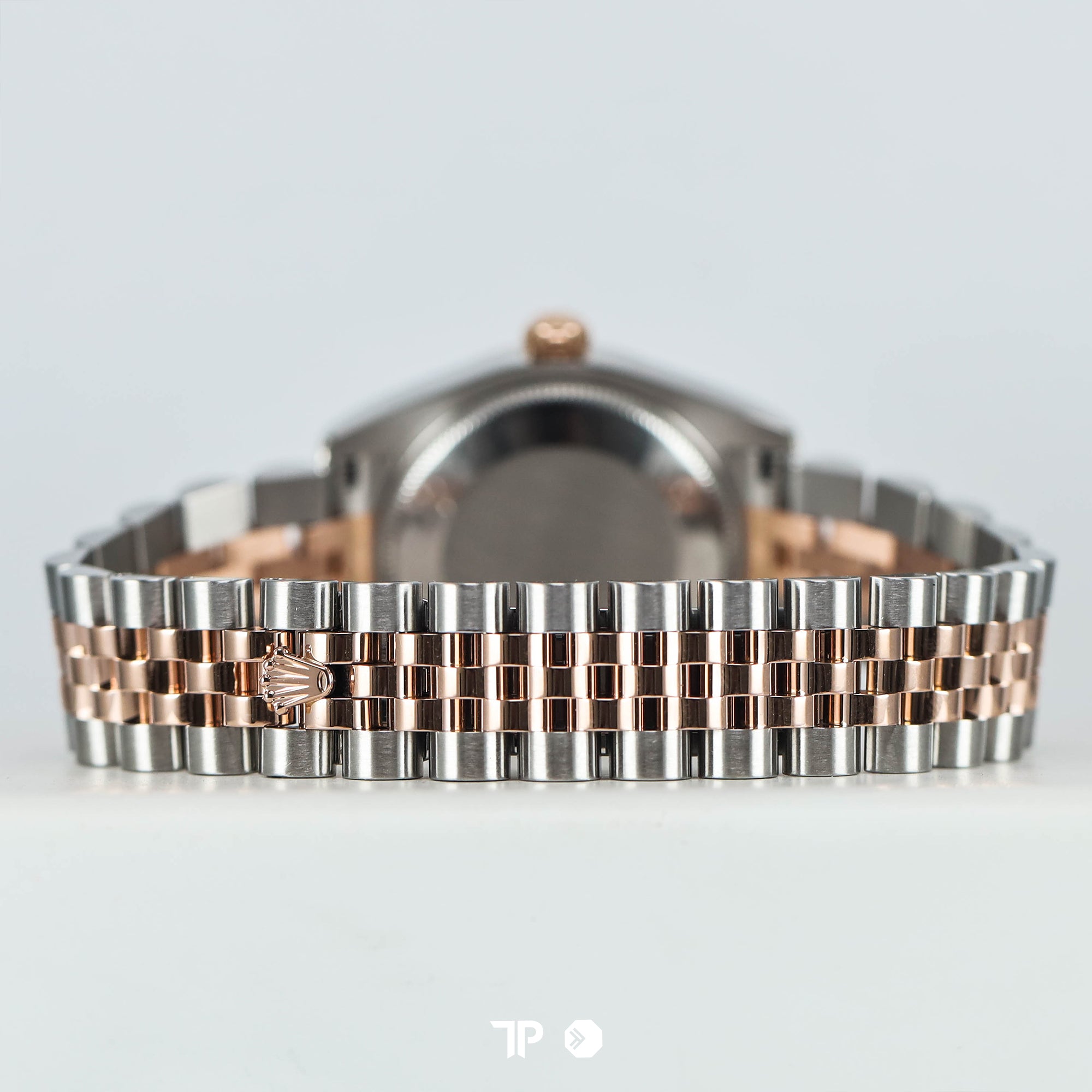 Datejust 31 Twotone Rose Gold Black Diamond Dial (2017)
