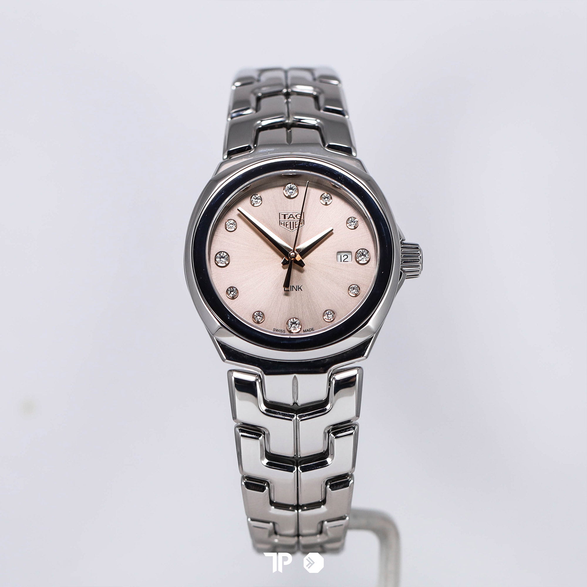 Link Ladies Quartz Diamond Grey Brown WBC131E 32mm (2024)