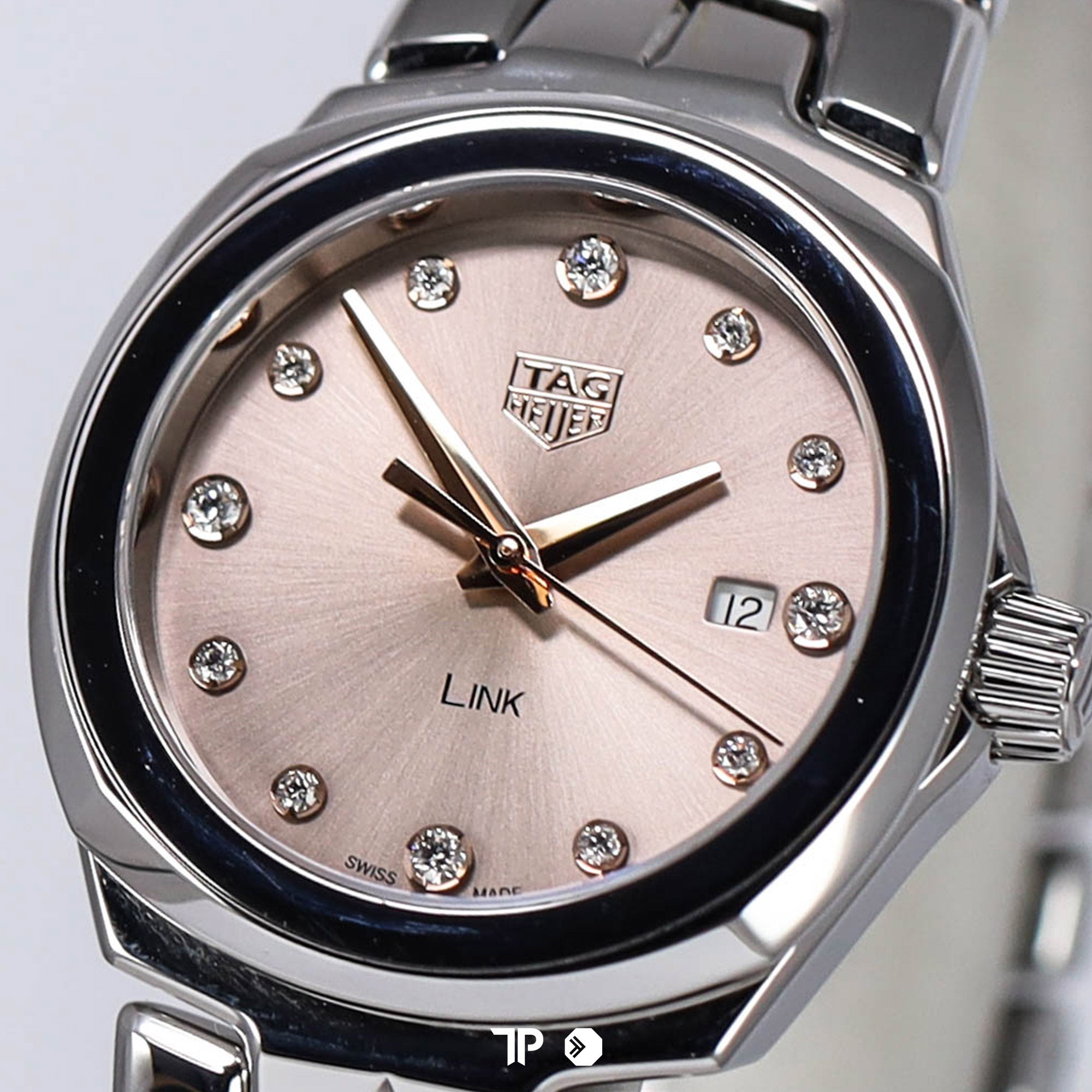 Link Ladies Quartz Diamond Grey Brown WBC131E 32mm (2024)