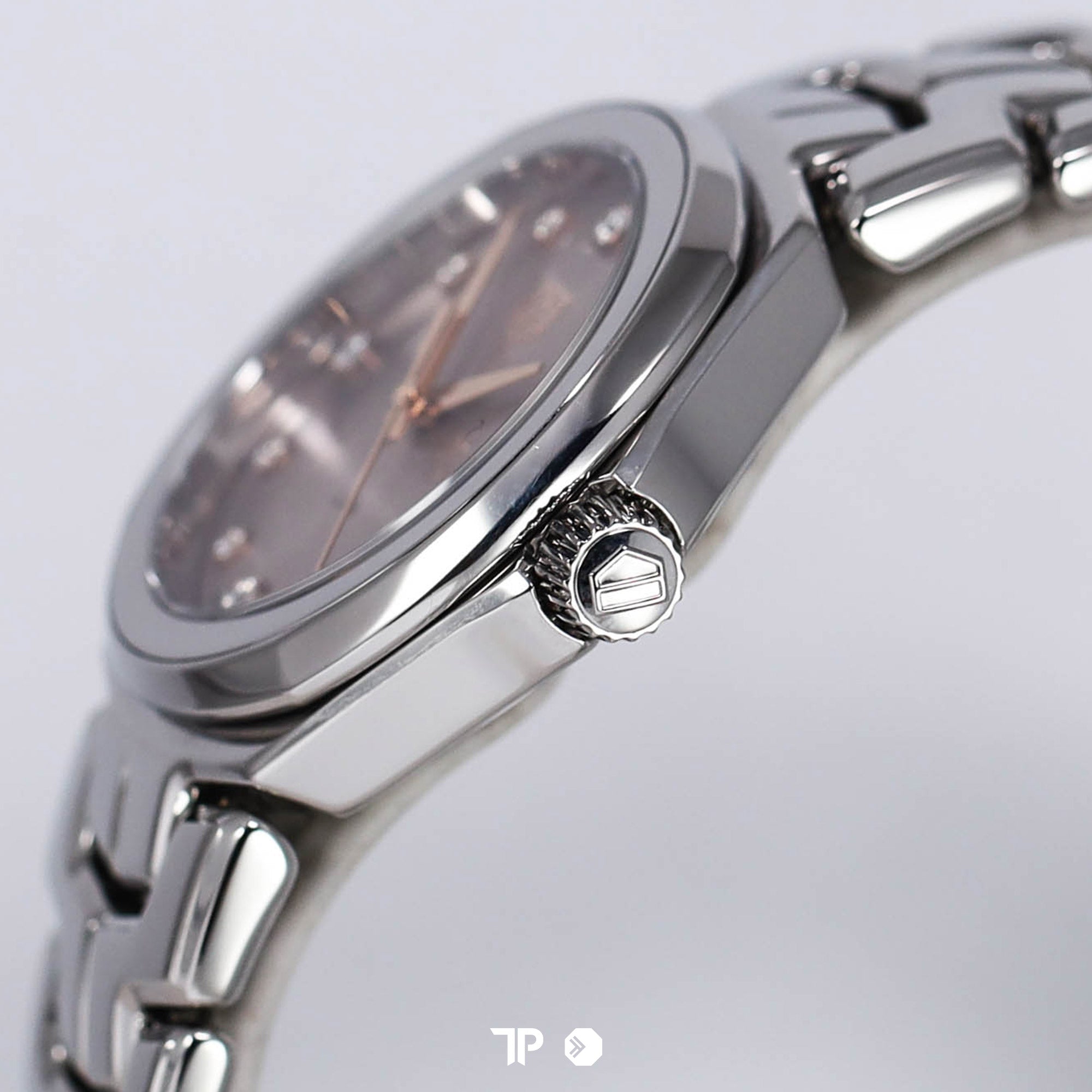 Link Ladies Quartz Diamond Grey Brown WBC131E 32mm (2024)