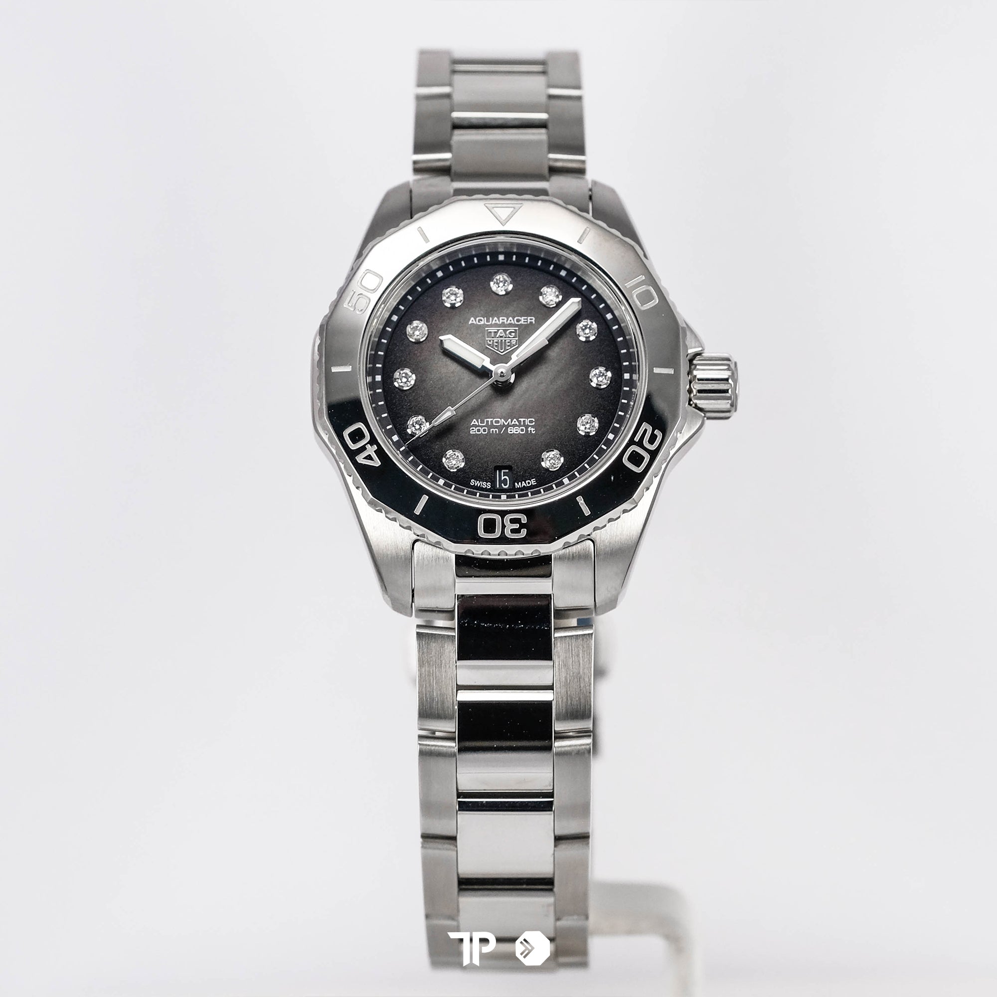 Aquaracer Professional 200 Smokey Black Diamond Index NEW(2026)