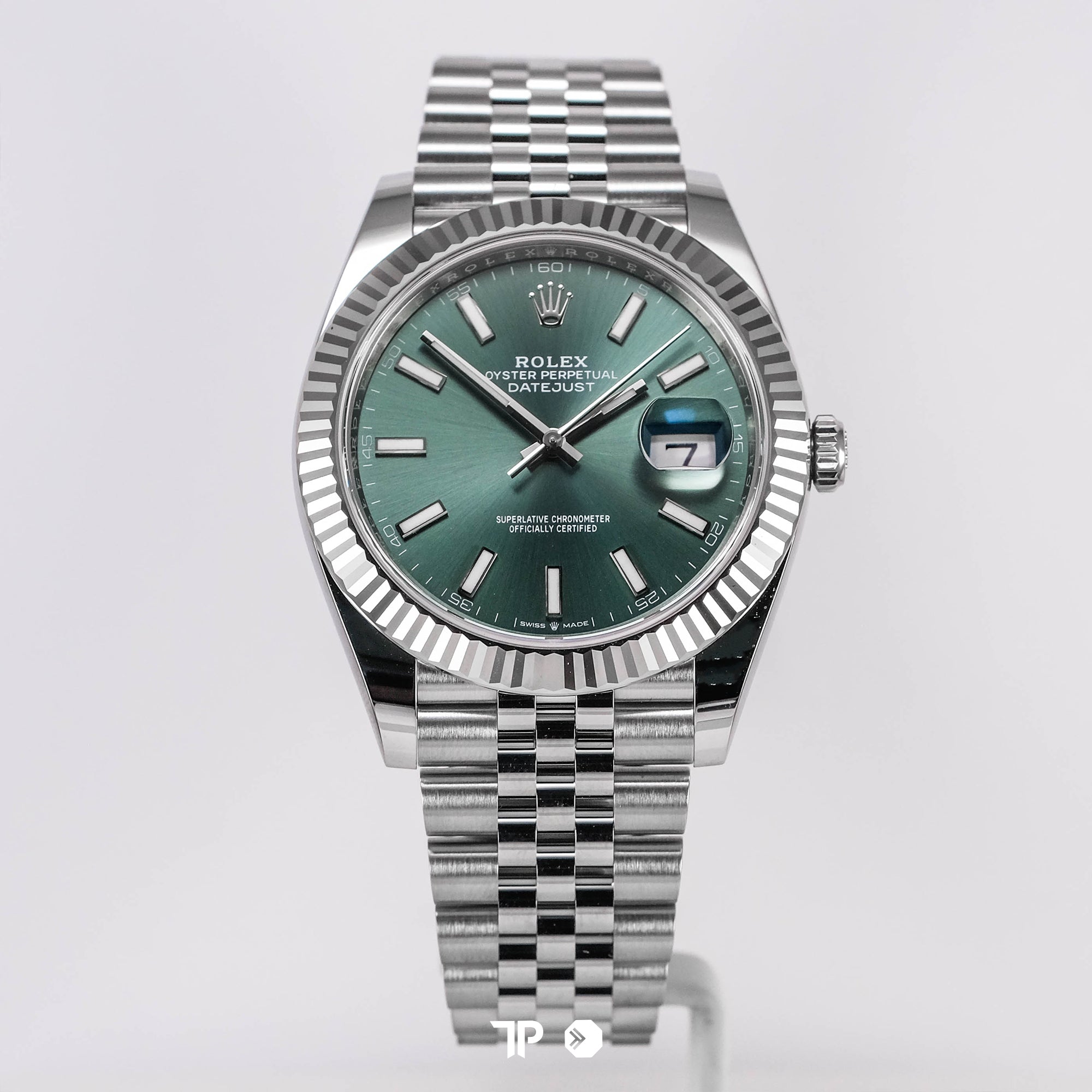Datejust 41 Mint Green Fluted Bezel Jubilee NEW(2026)