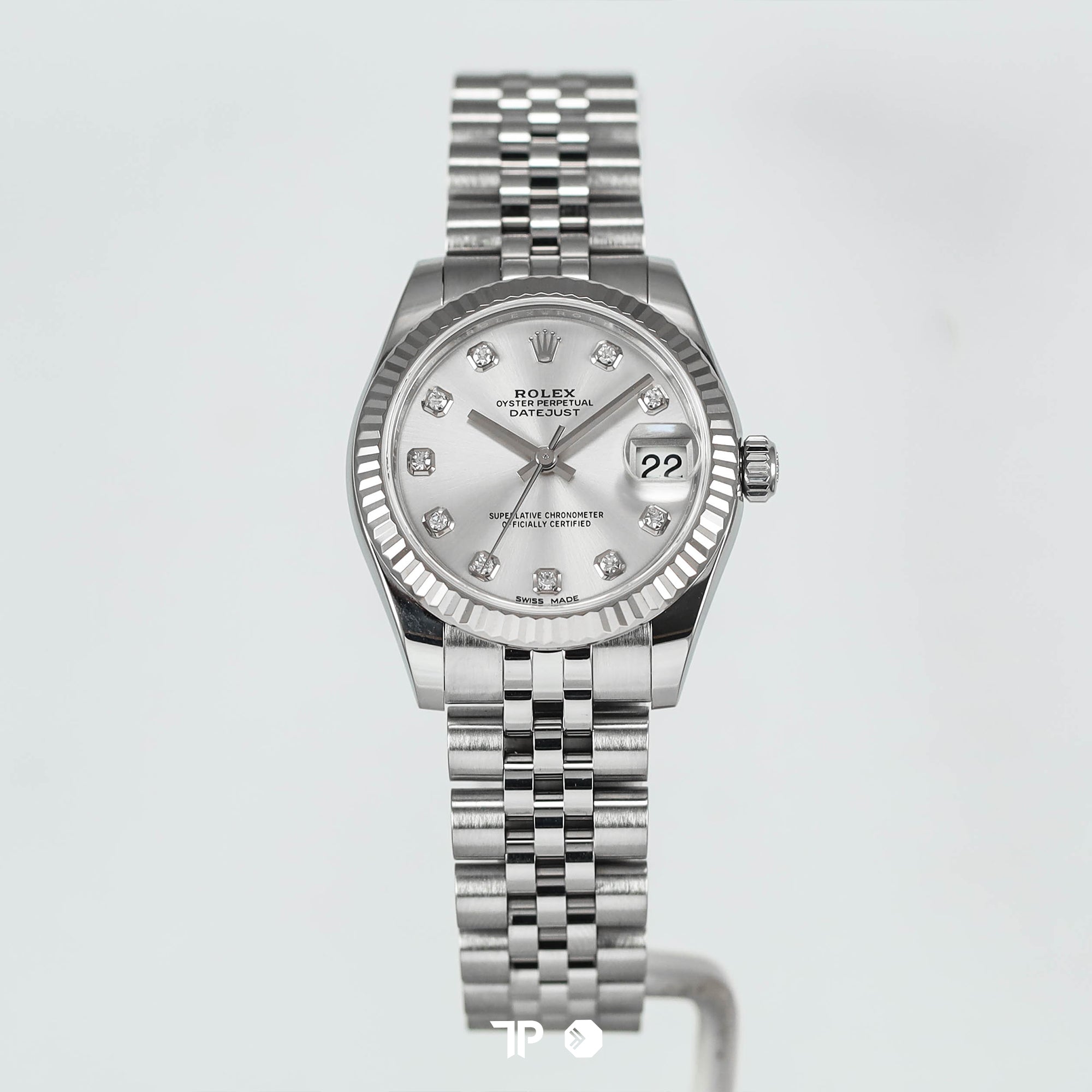 Datejust 31 Silver Dial Diamond Index (2018)