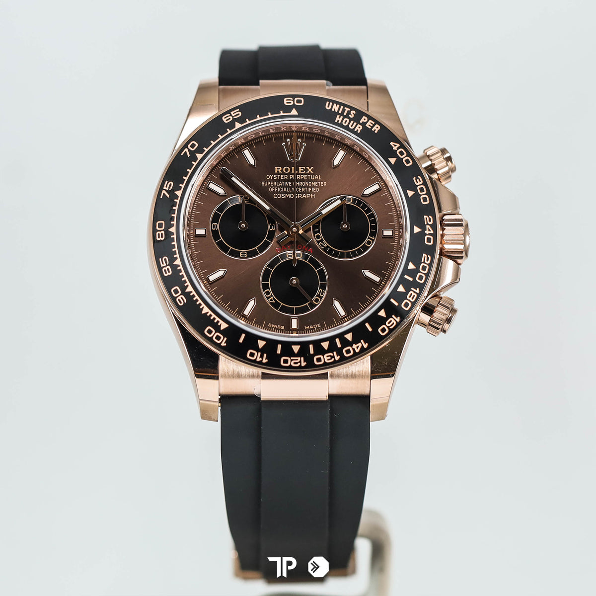 Daytona Chocolate Oysterflex Rose Gold Ceramic Bezel 40mm NEW(2026)