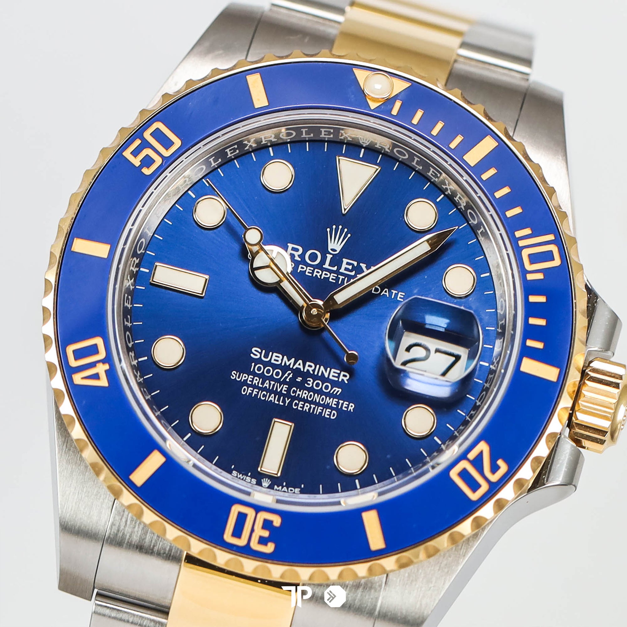 Submariner Two Tone Yellow Gold Blue Sunburst 41mm (2021)