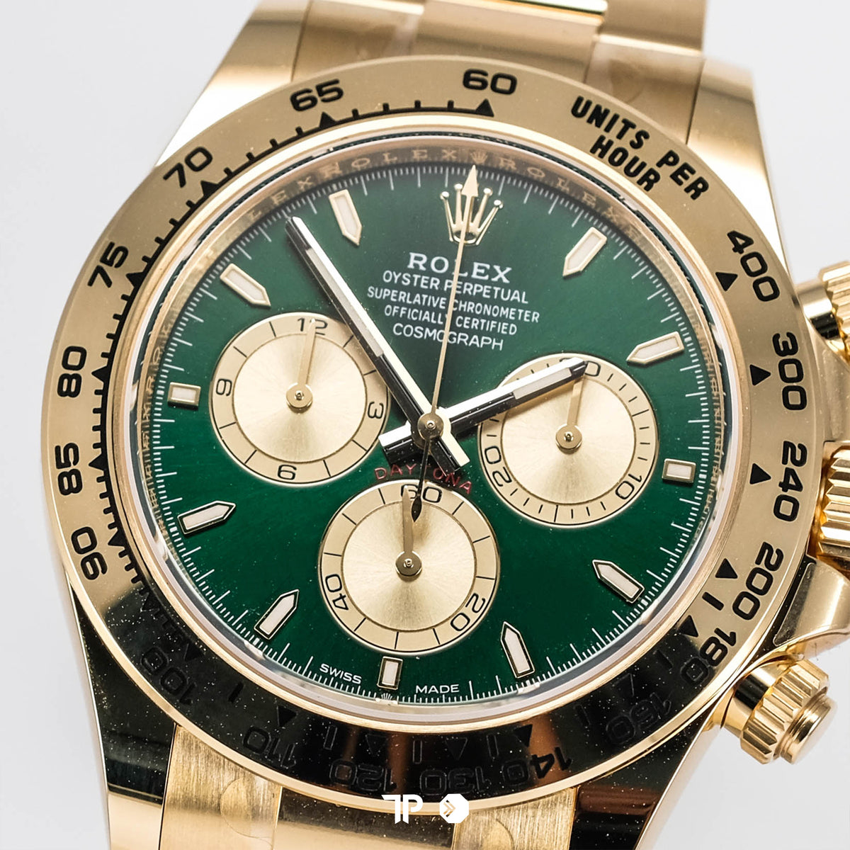 Daytona John Mayer Green Dial Full Gold 40mm NEW(2025)