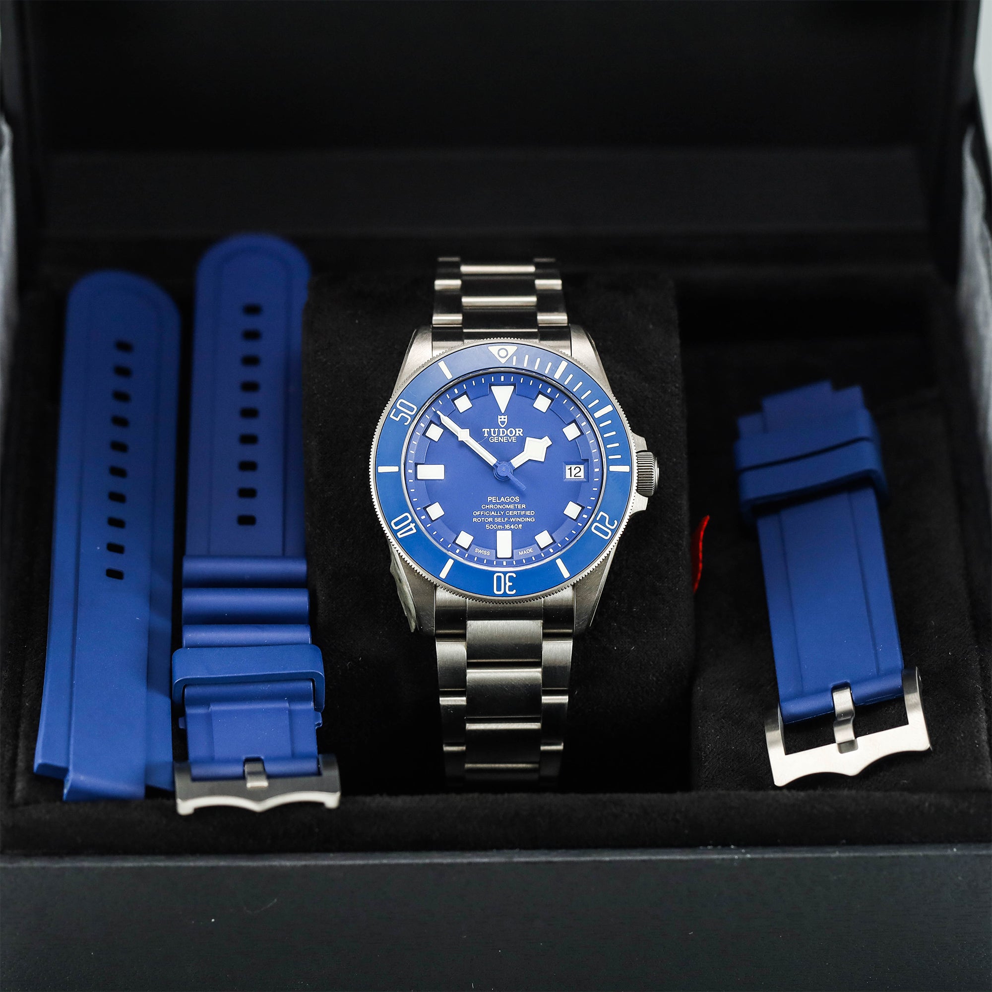 Pelagos Titanium Blue Dial and Bezel 42mm (2024)