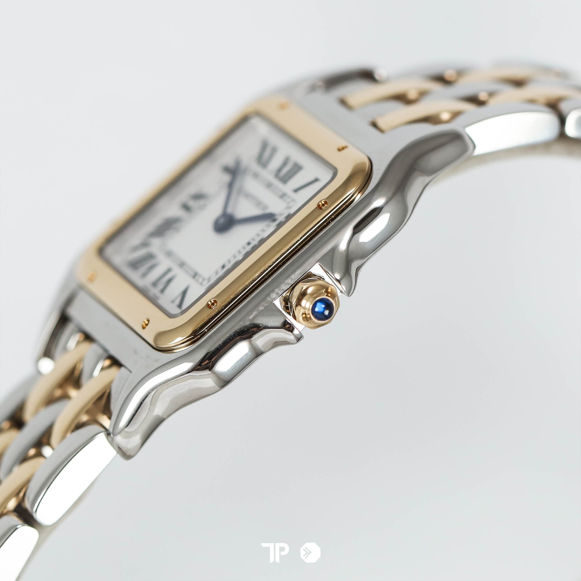 Panthere Medium Quartz Two Tone Yellow Gold Silver Dial NEW(2026)