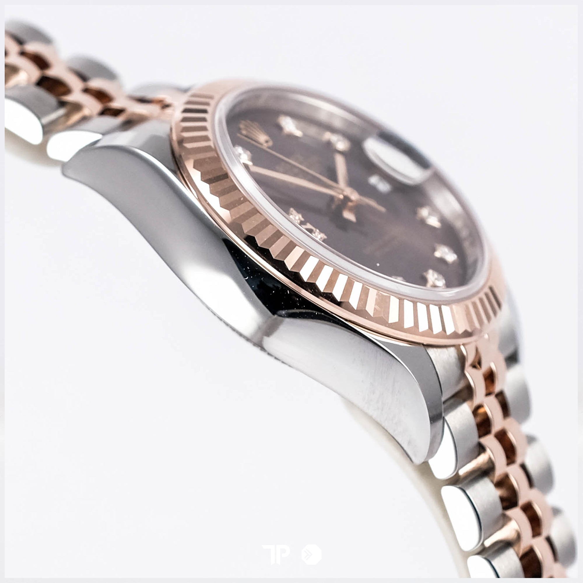 Datejust 28 Two Tone Rose Gold Choco Dial Diamond Star & Diamond on IX NEW(2026)