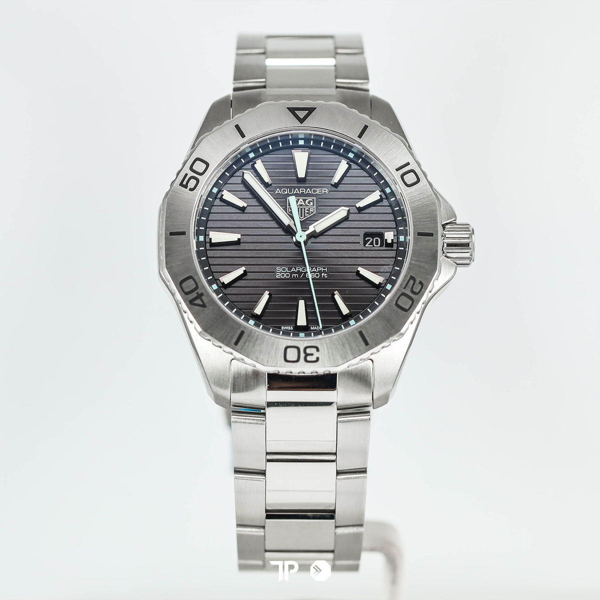 Aquaracer Professional 200 Solargraph Black Sunray Bracelet 40mm NEW(2026)