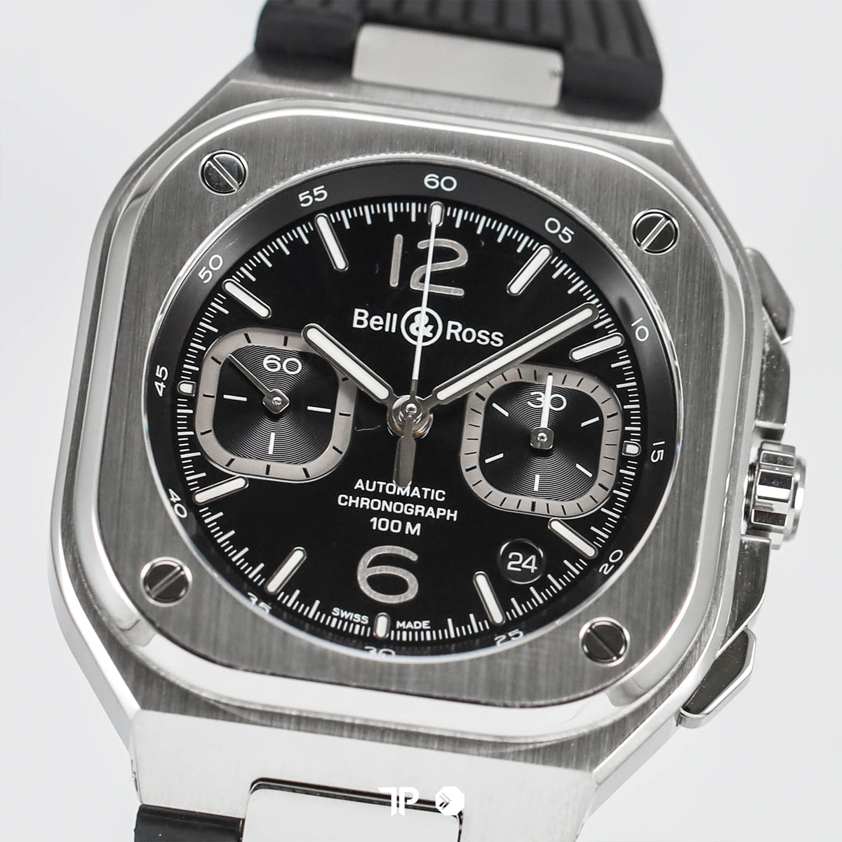 BR05 Black Dial Chronograph Rubber 42mm (2024)
