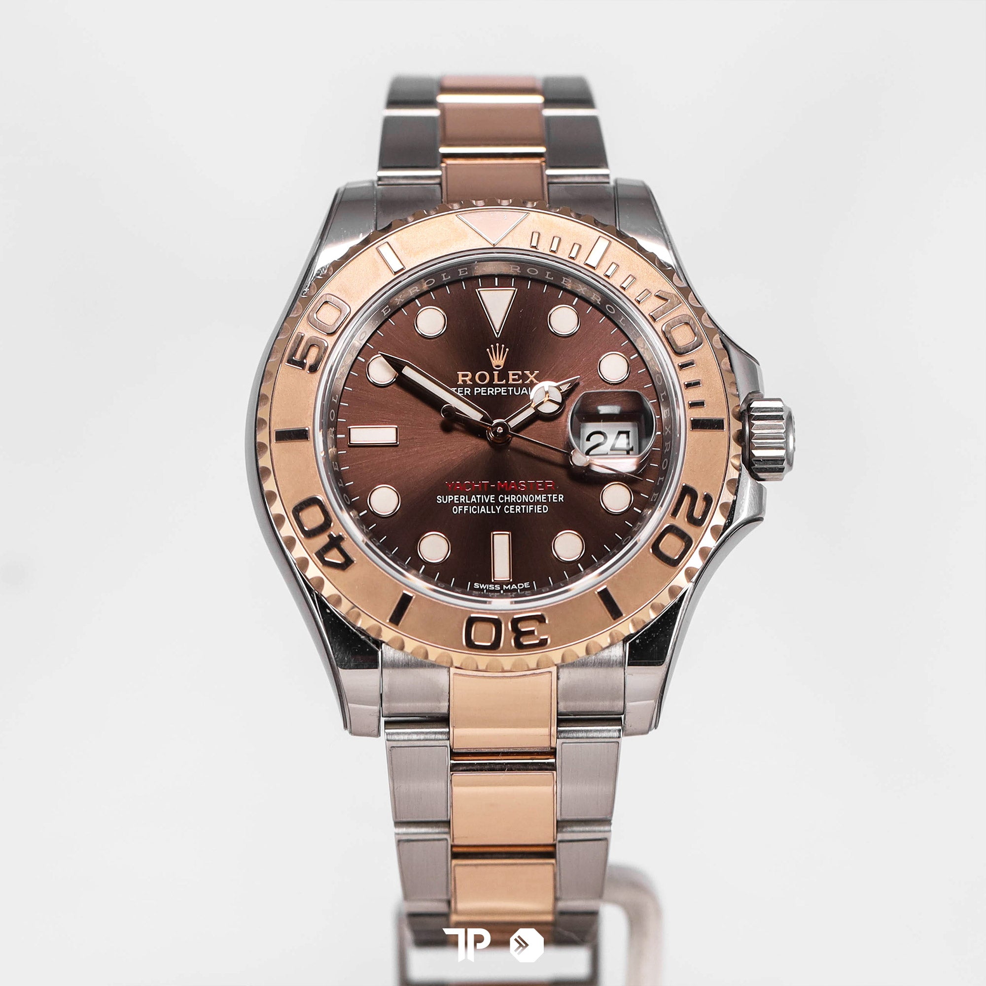 Yacht Master Two Tone Rosegold Choco Dial Oyster Bracelet 40mm (2017)
