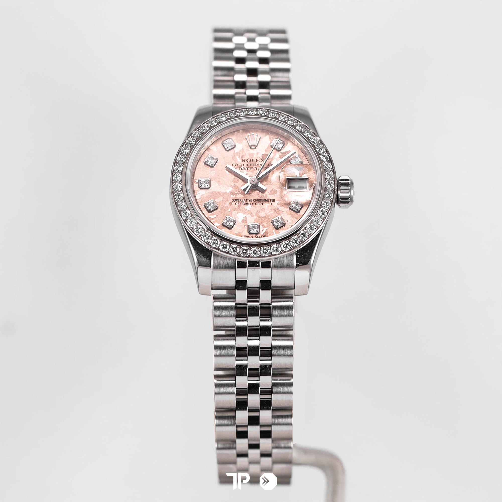 Datejust 26 Crystal Gold Pink Diamond Bezel & Index (2013)