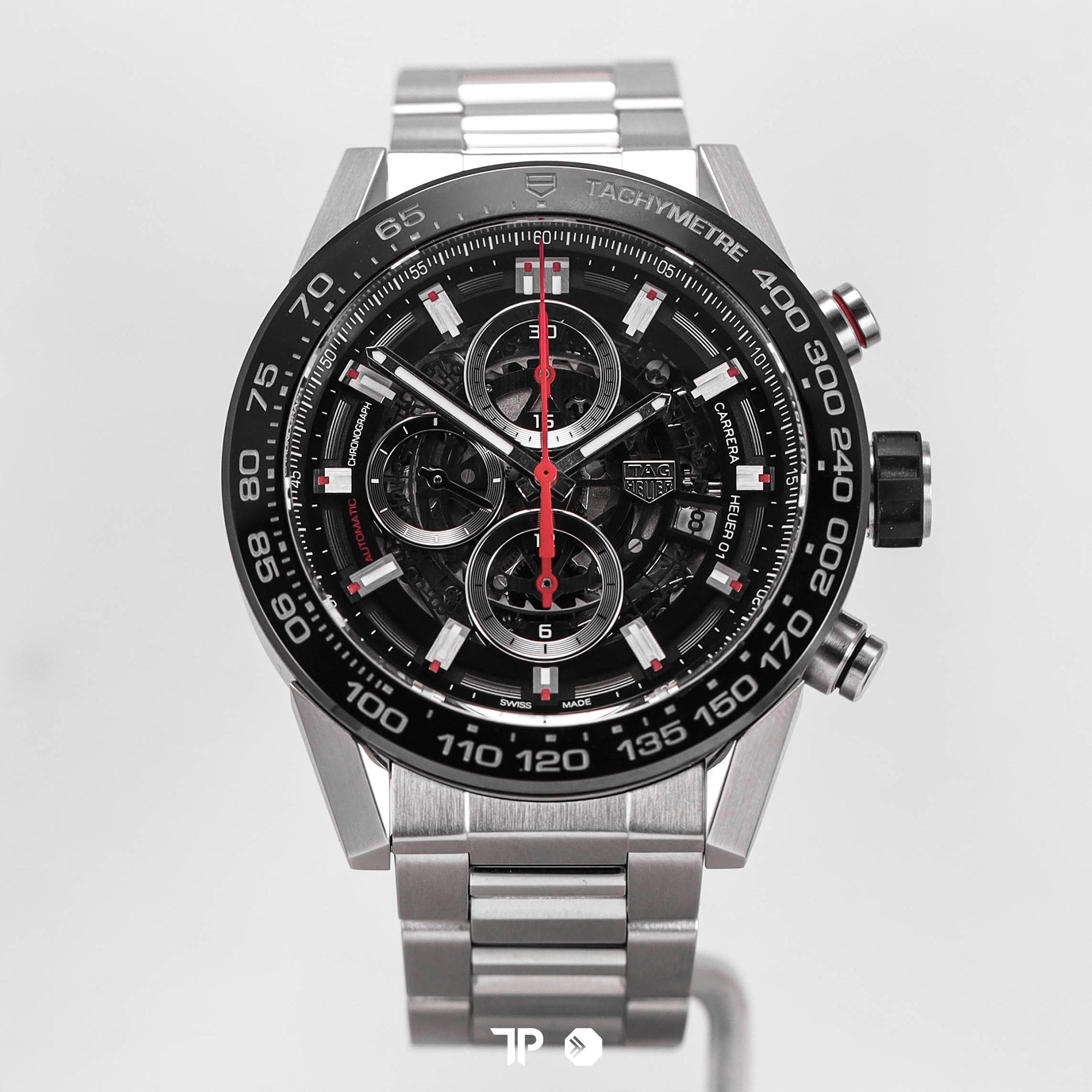 Carrera Heuer 01 Skeleton Black 43mm (2017)