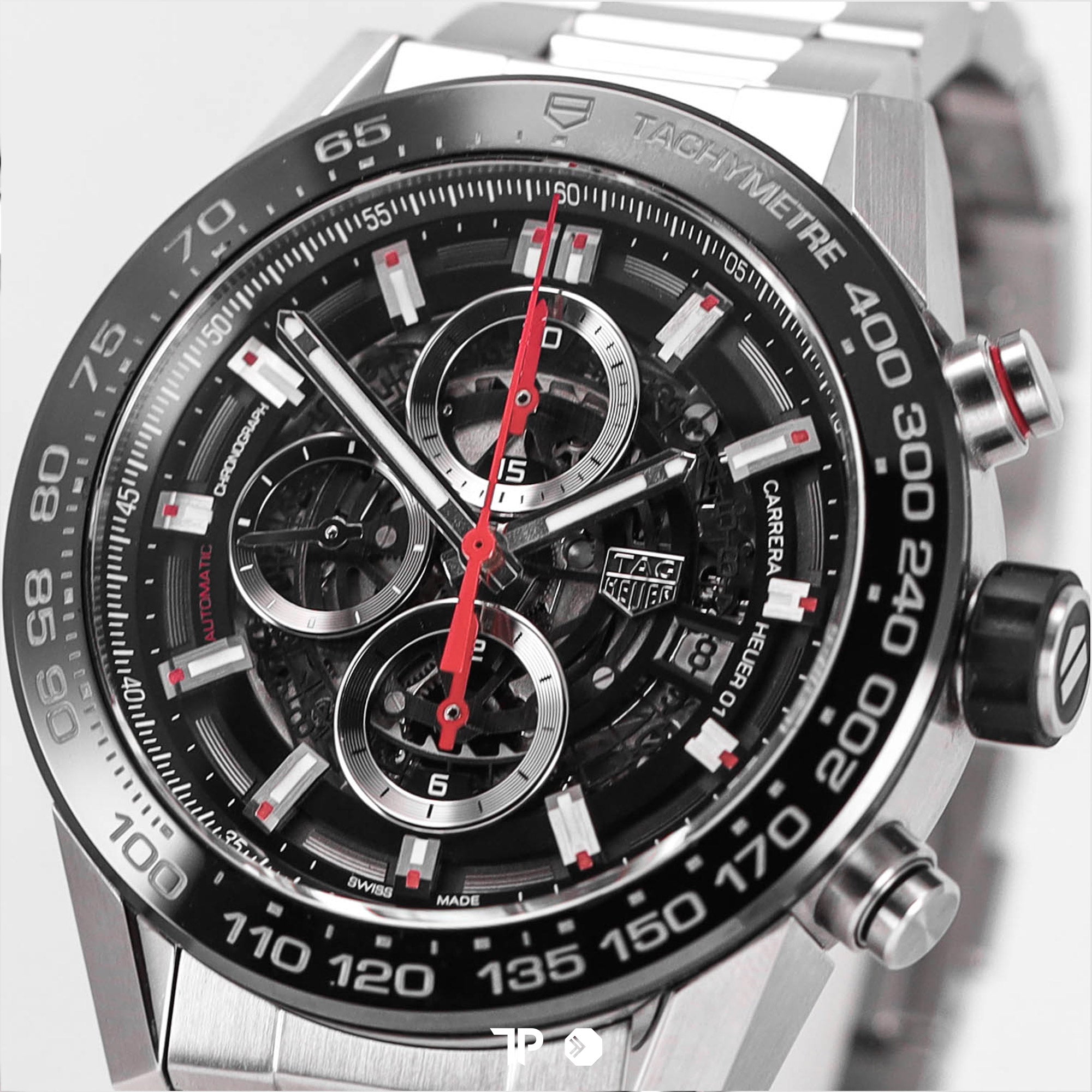 Carrera Heuer 01 Skeleton Black 43mm (2017)