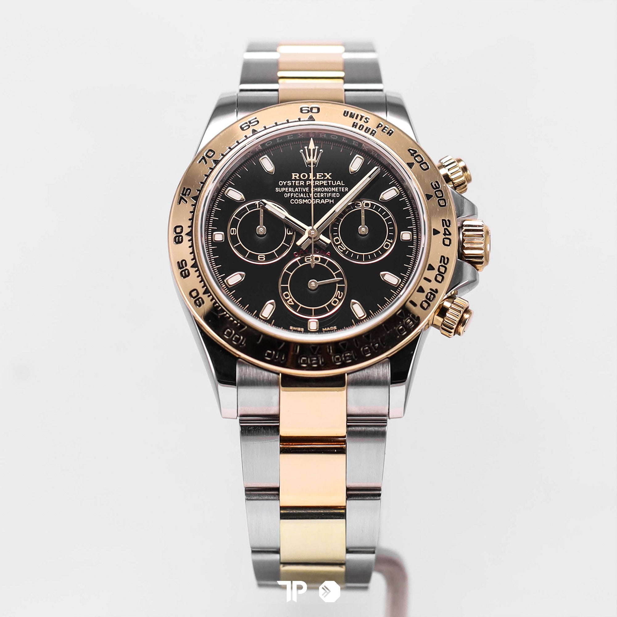 Daytona Twotone Yellowgold Black Dial 40mm (2017)