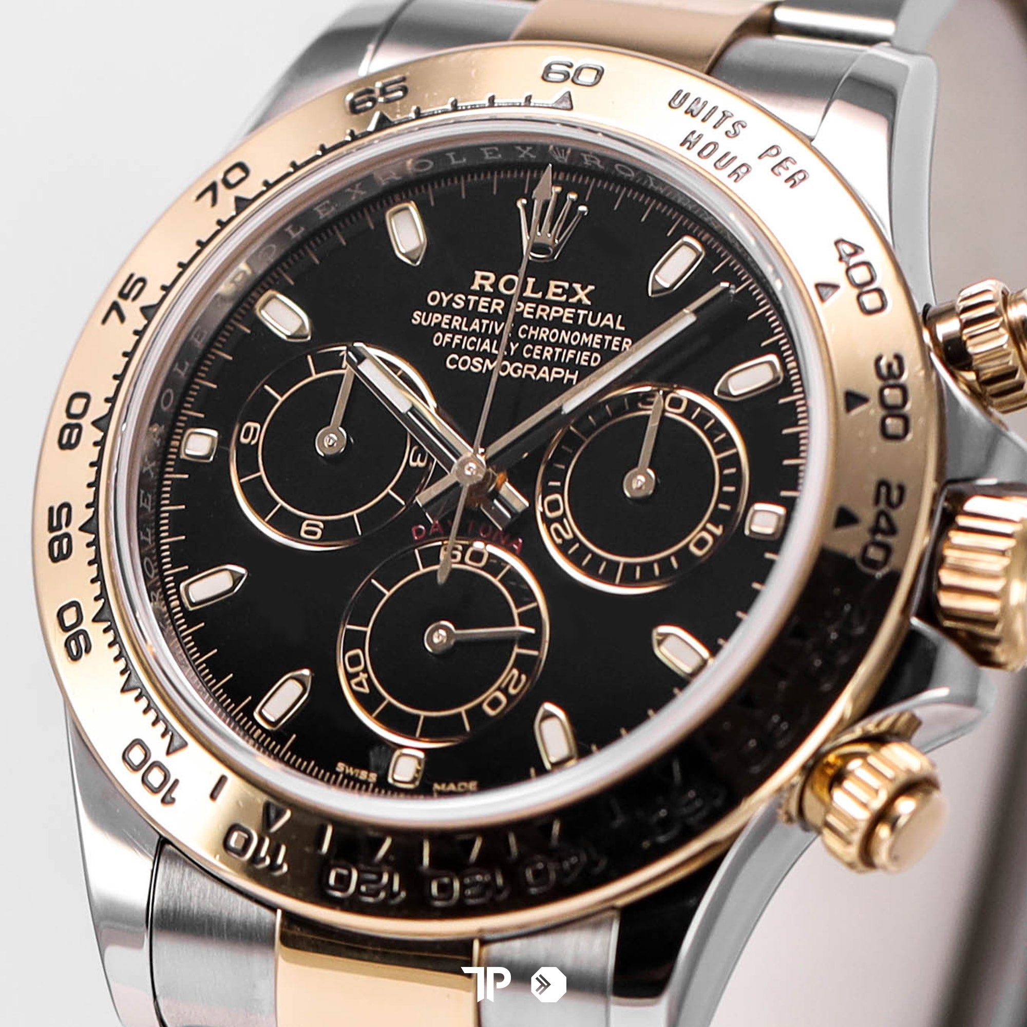 Daytona Twotone Yellowgold Black Dial 40mm (2017)