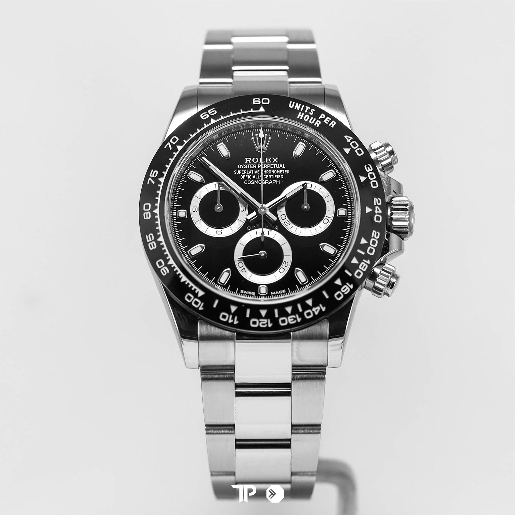 Daytona Steel Ceramic Bezel Black Dial 40mm (2023)