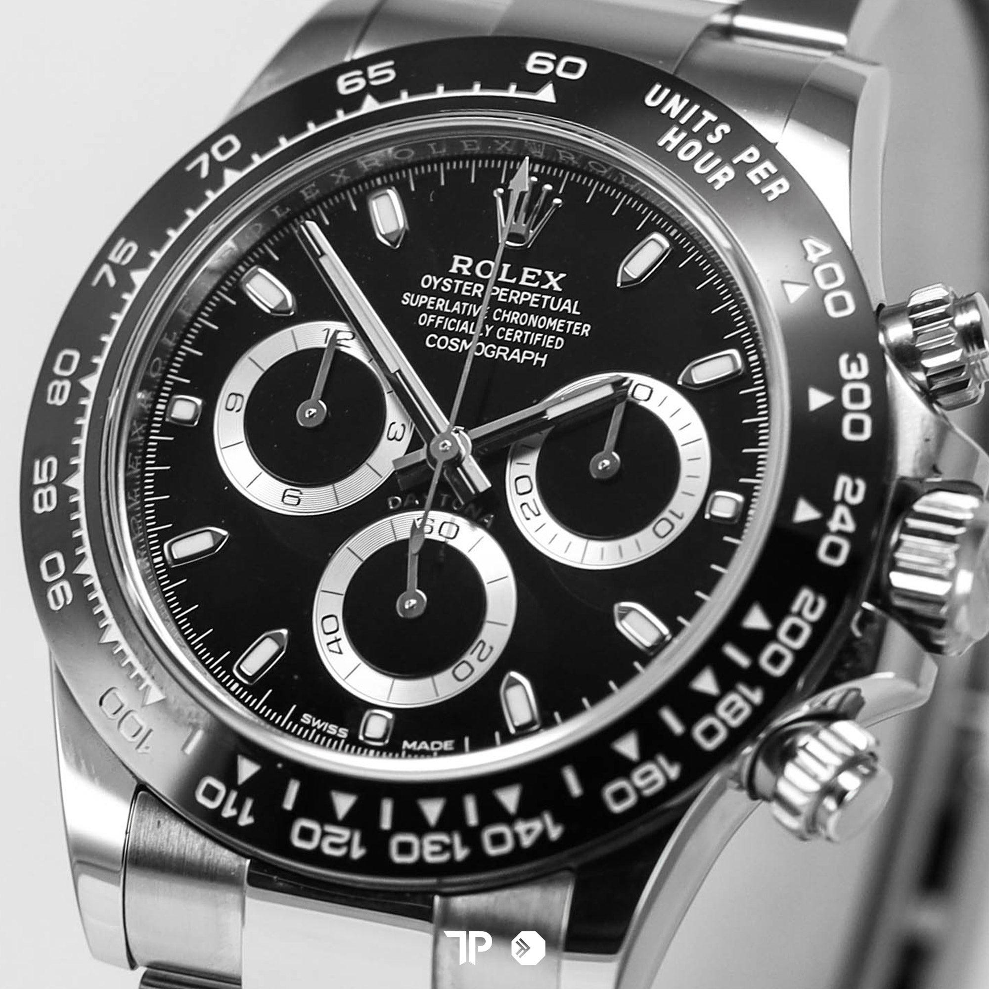 Daytona Steel Ceramic Bezel Black Dial 40mm (2023)