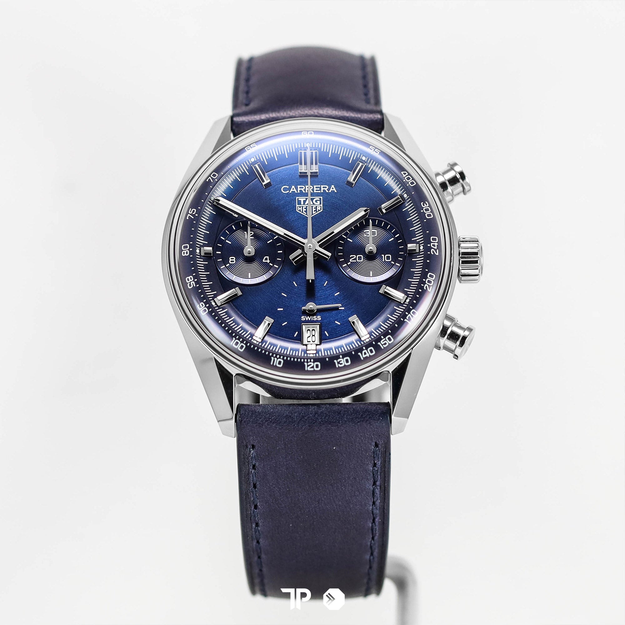 Carrera Chronograph Blue Dial TH-20 Glassbox 39mm NEW(2025)
