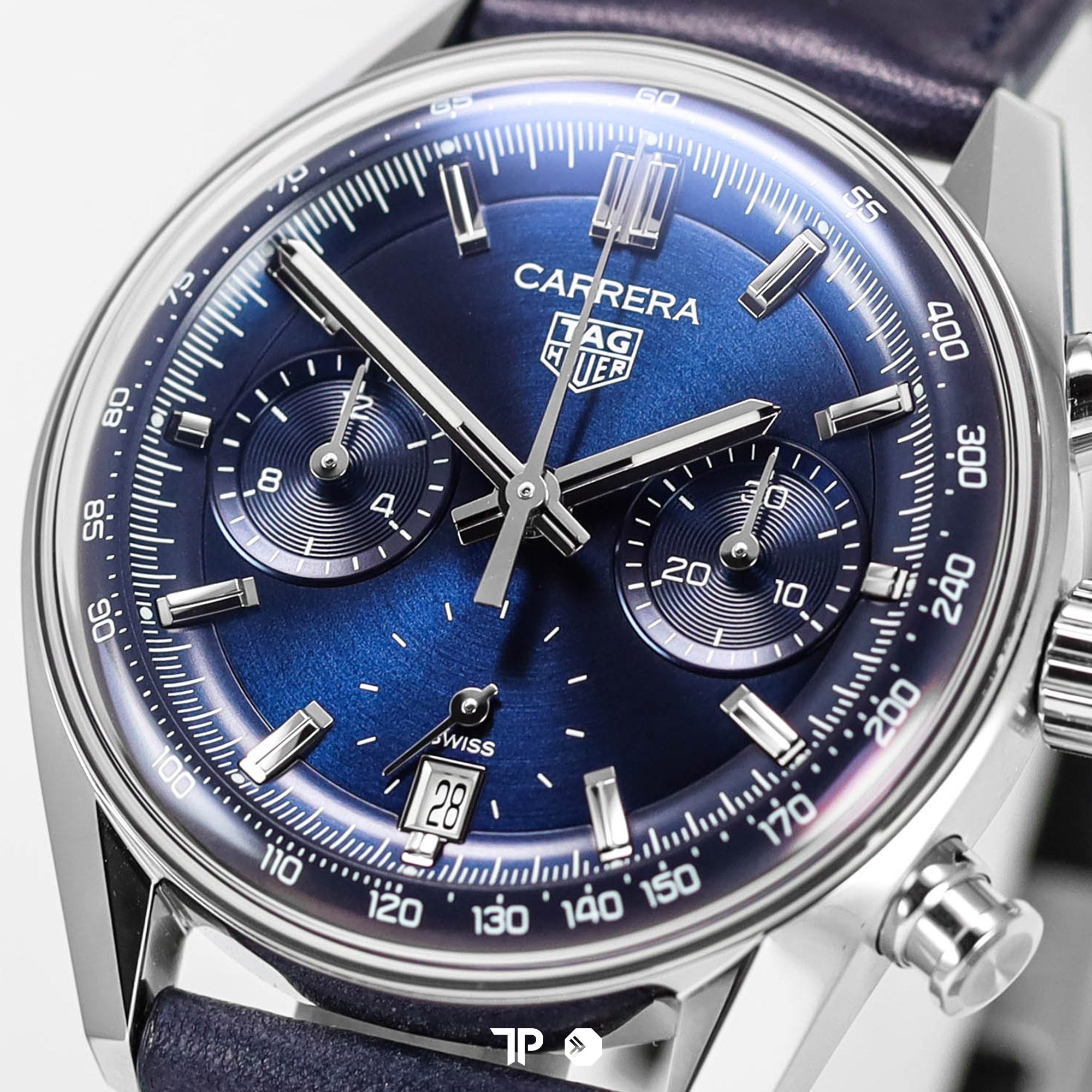 Carrera Chronograph Blue Dial TH-20 Glassbox 39mm NEW(2025)