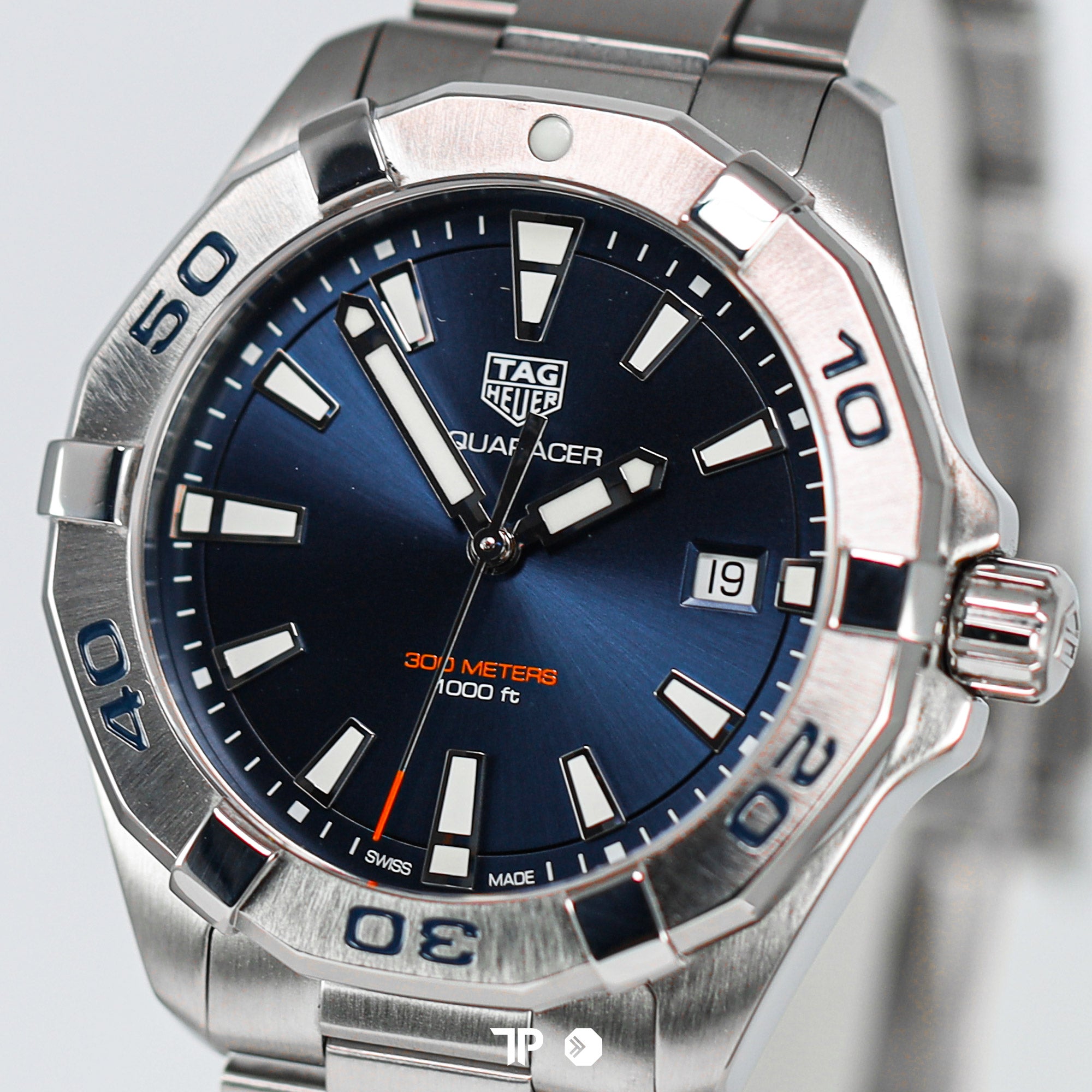 Aquaracer Quartz Blue Index Dial 41mm