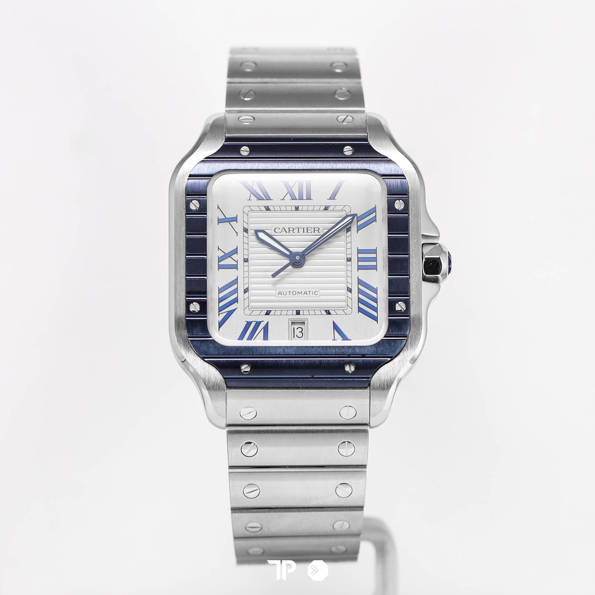 Santos De Cartier Large Blue PVD Bezel NEW(2024)