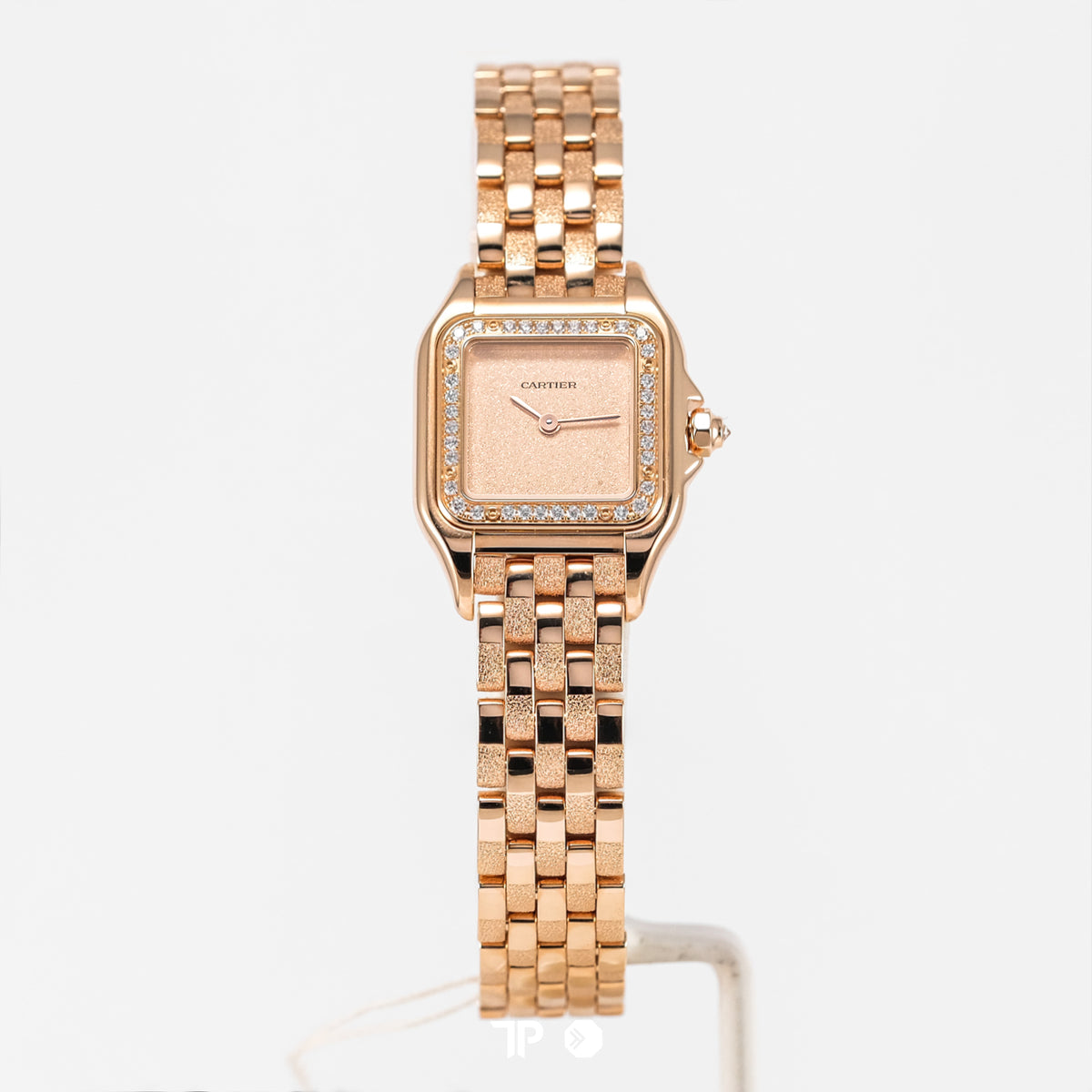 Panthere De Cartier Watch Small Size Rose Gold Diamond Bezel (NEW 2026)
