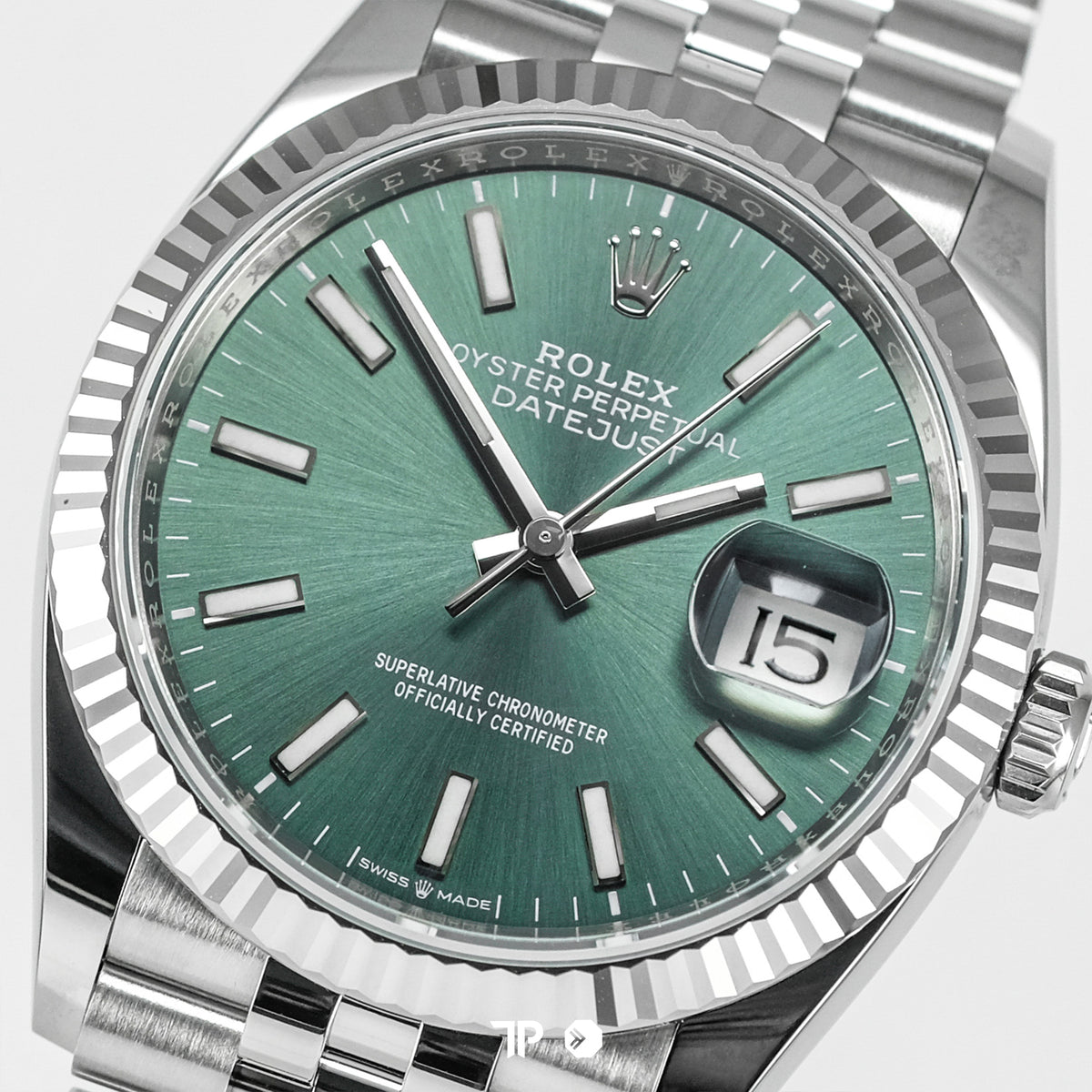 Datejust 36 Mint Green Dial Fluted Bezel Jubilee Bracelet NEW(2026)