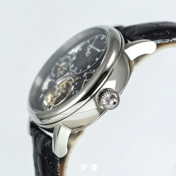 GMT Anatomic Tourbillon Skeleton Black Dial 42.5mm