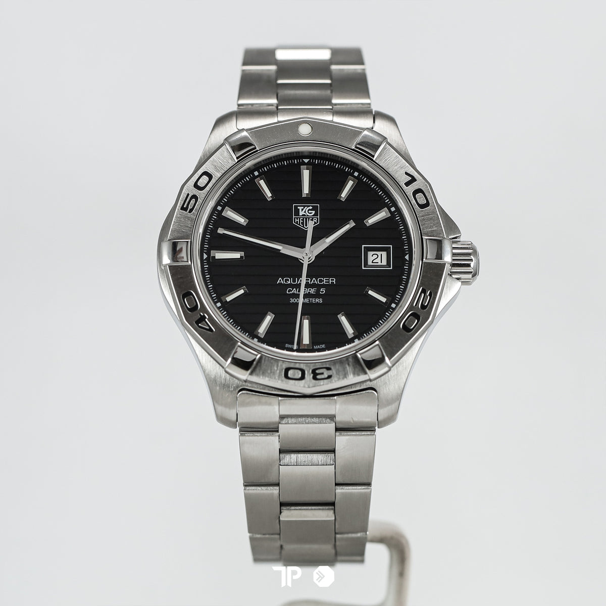 Aquaracer Calibre 5 Black Dial 300m 41mm