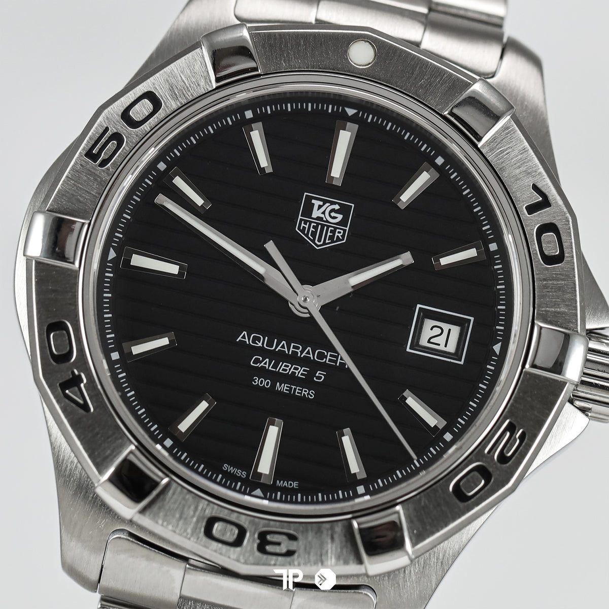 Aquaracer Calibre 5 Black Dial 300m 41mm