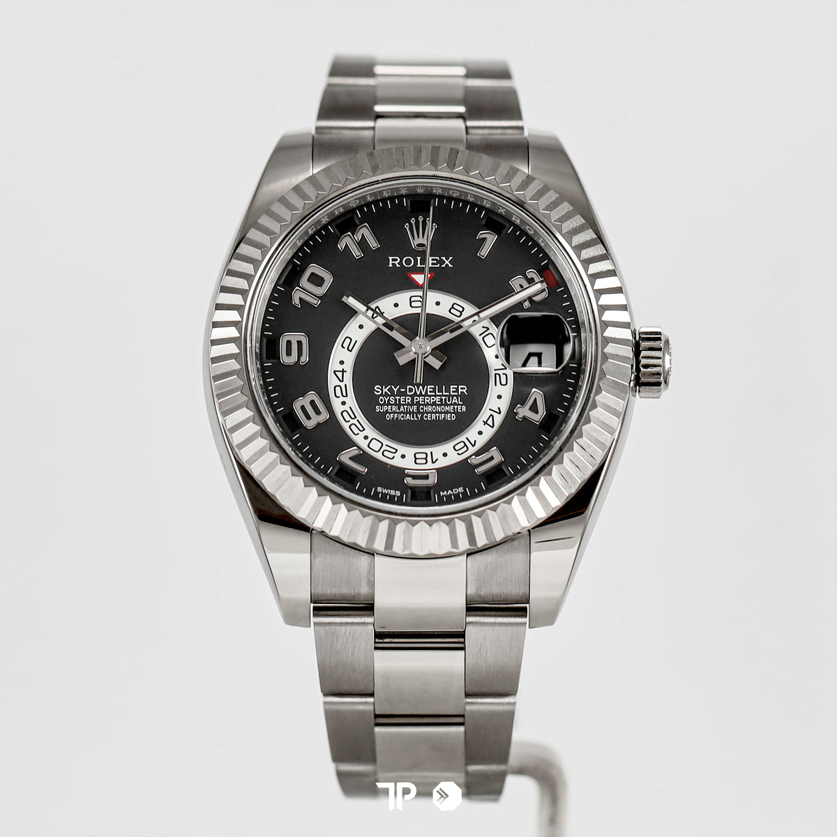 Sky-Dweller 42mm Oyster White Gold Black Dial (2016)