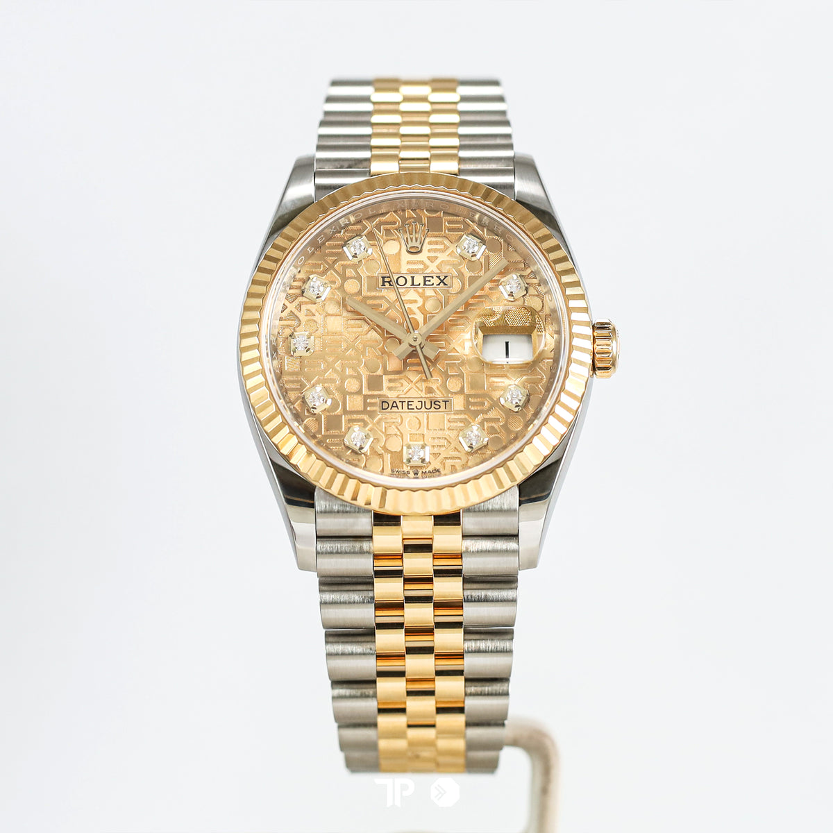 Datejust 36 Champagne Yellow Gold Jubilee Diamond Computerize Dial (2021)