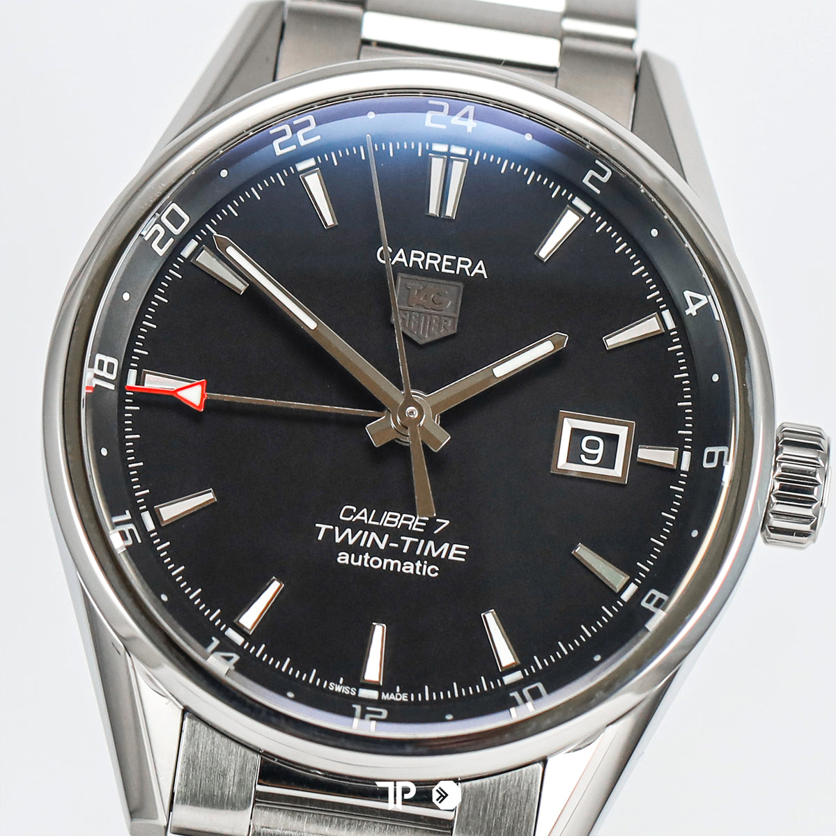 Carrera Calibre 7 Twin-Time Automatic Black Dial 41mm (2015)