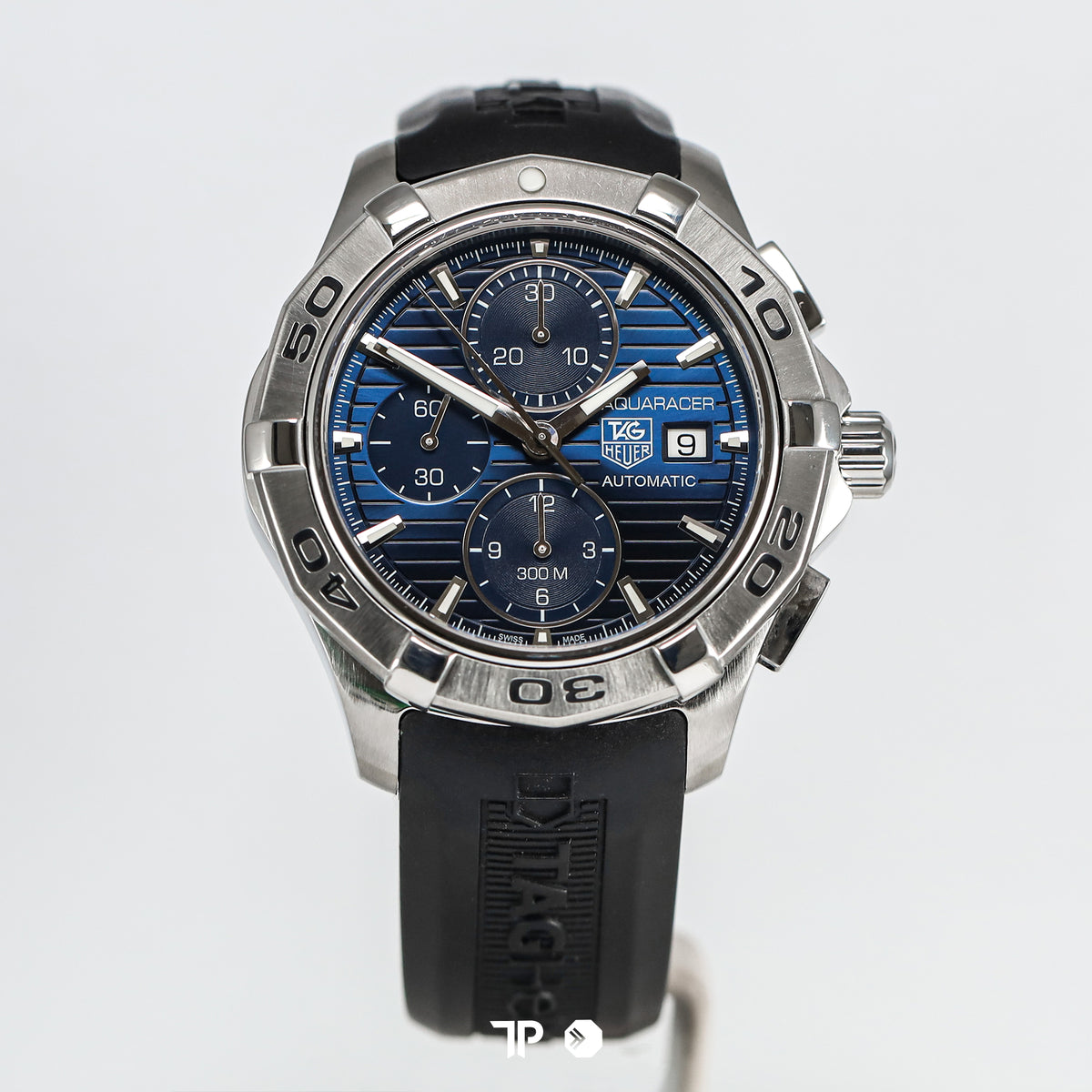 Aquaracer 300M Calibre 16 Automatic Chronograph Blue Dial 43mm