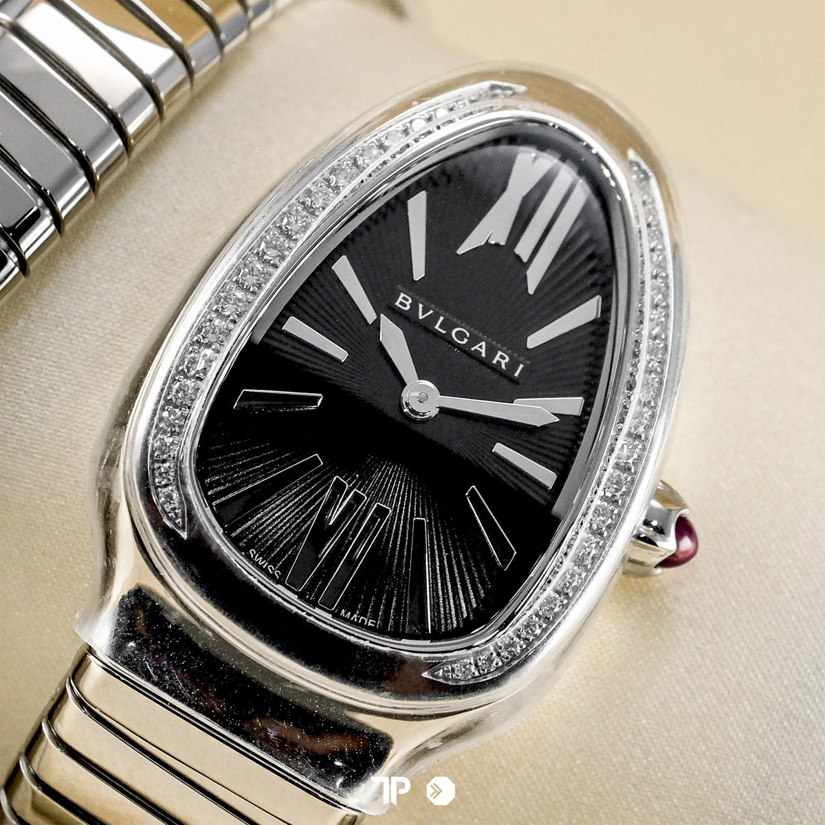 Serpenti Tubogas Diamond Black Dial 35mm NEW(2026)