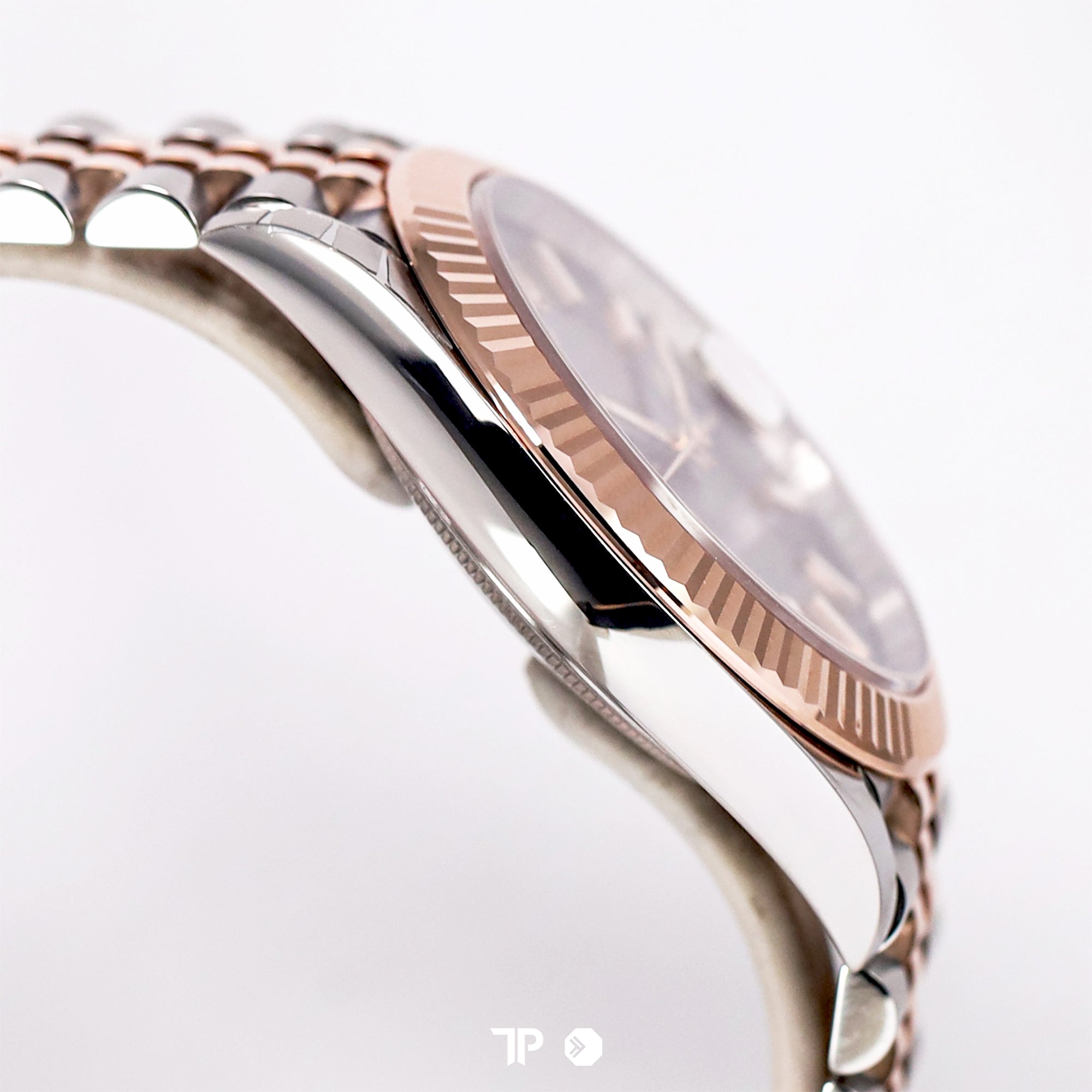 Datejust 41 Choco Dial Two Tone Rose Gold Fluted Bezel LIKENEW(2026)