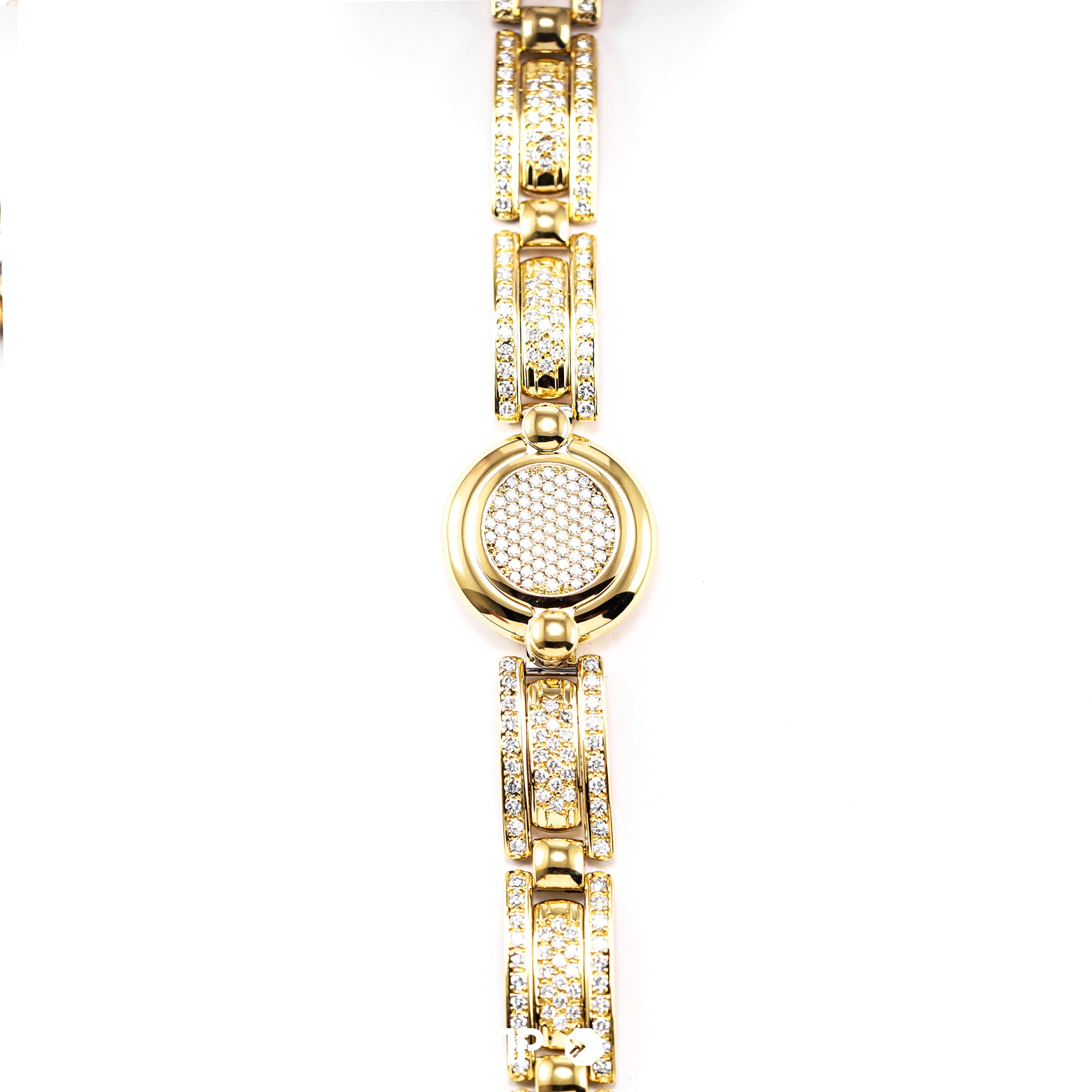 Vintage Ladies Diamond Yellow Gold 23mm (1992)