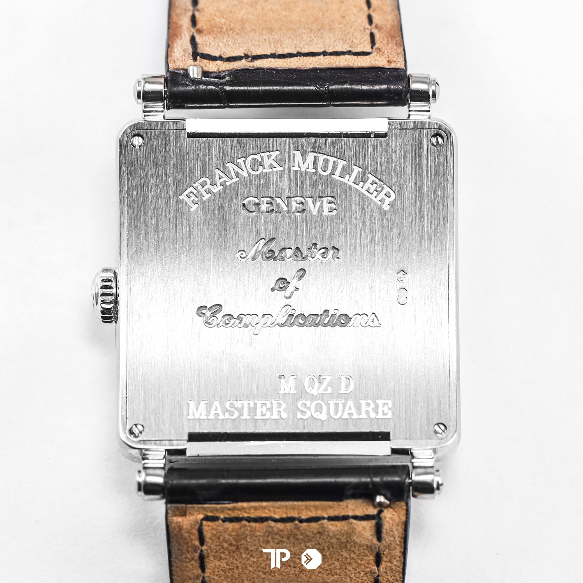 Master Square White Gold Silver Dial Diamond Bezel 41mm (UNDATED)